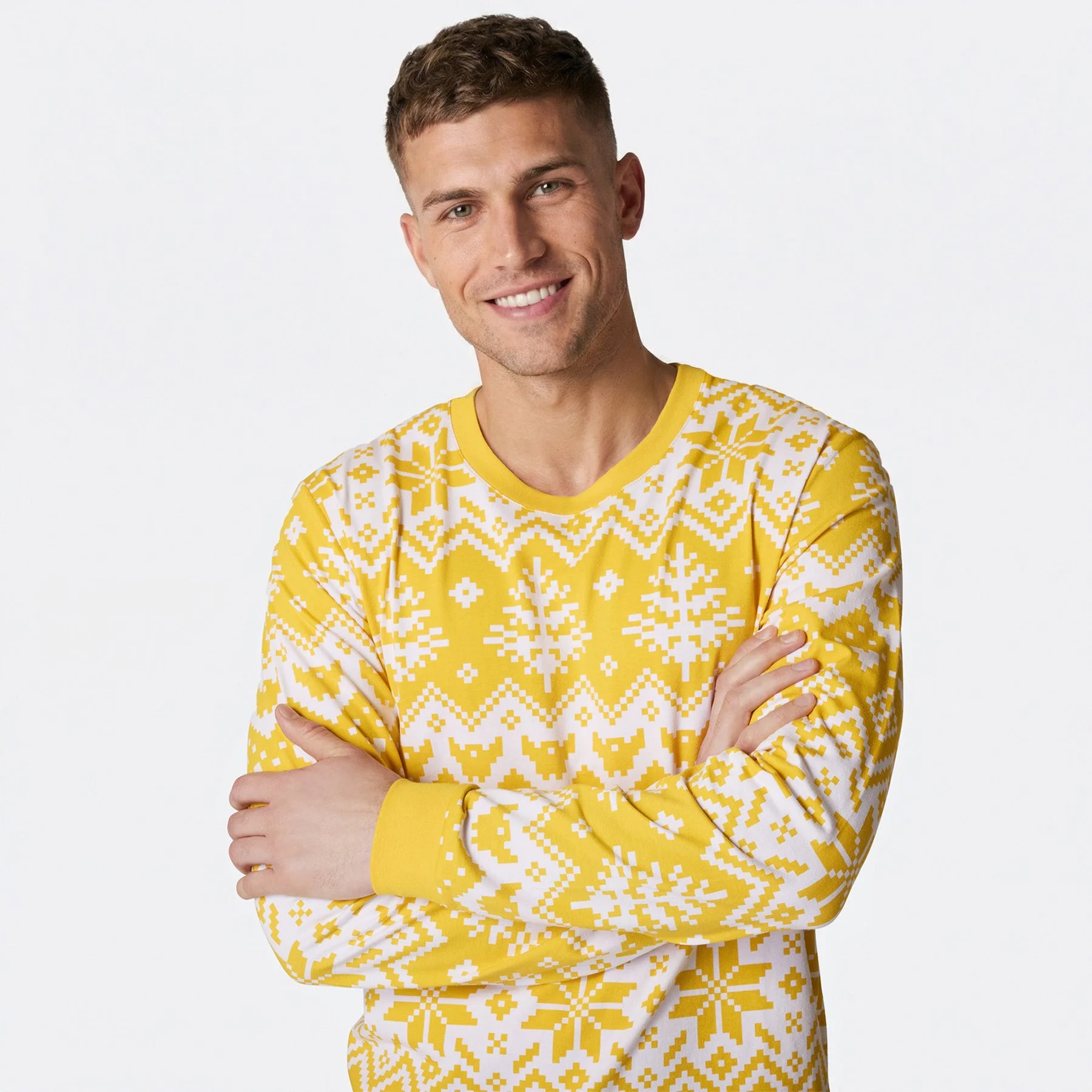 Strickmuster Osterpyjama Herren