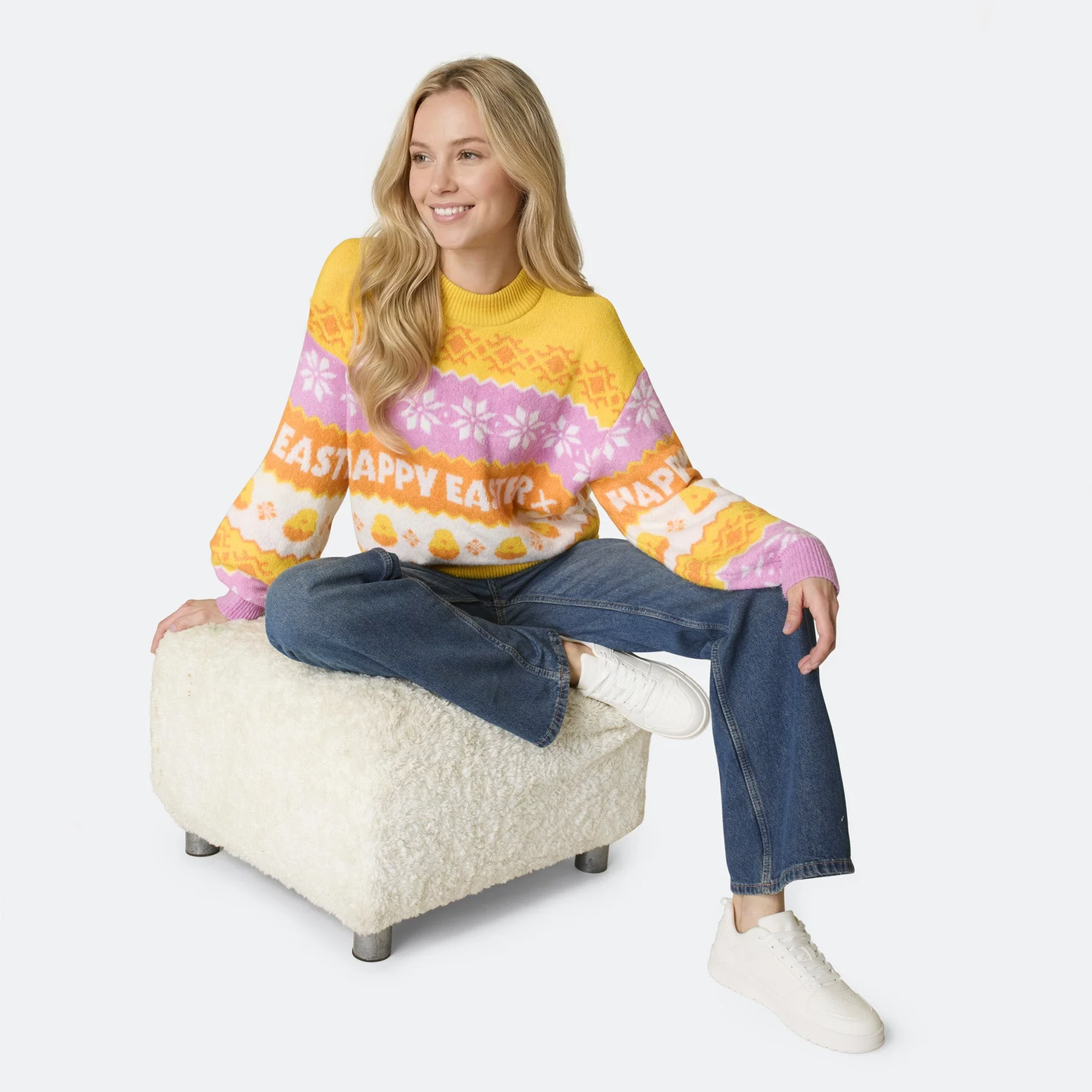 Oversized Osterpullover Damen - Image 4