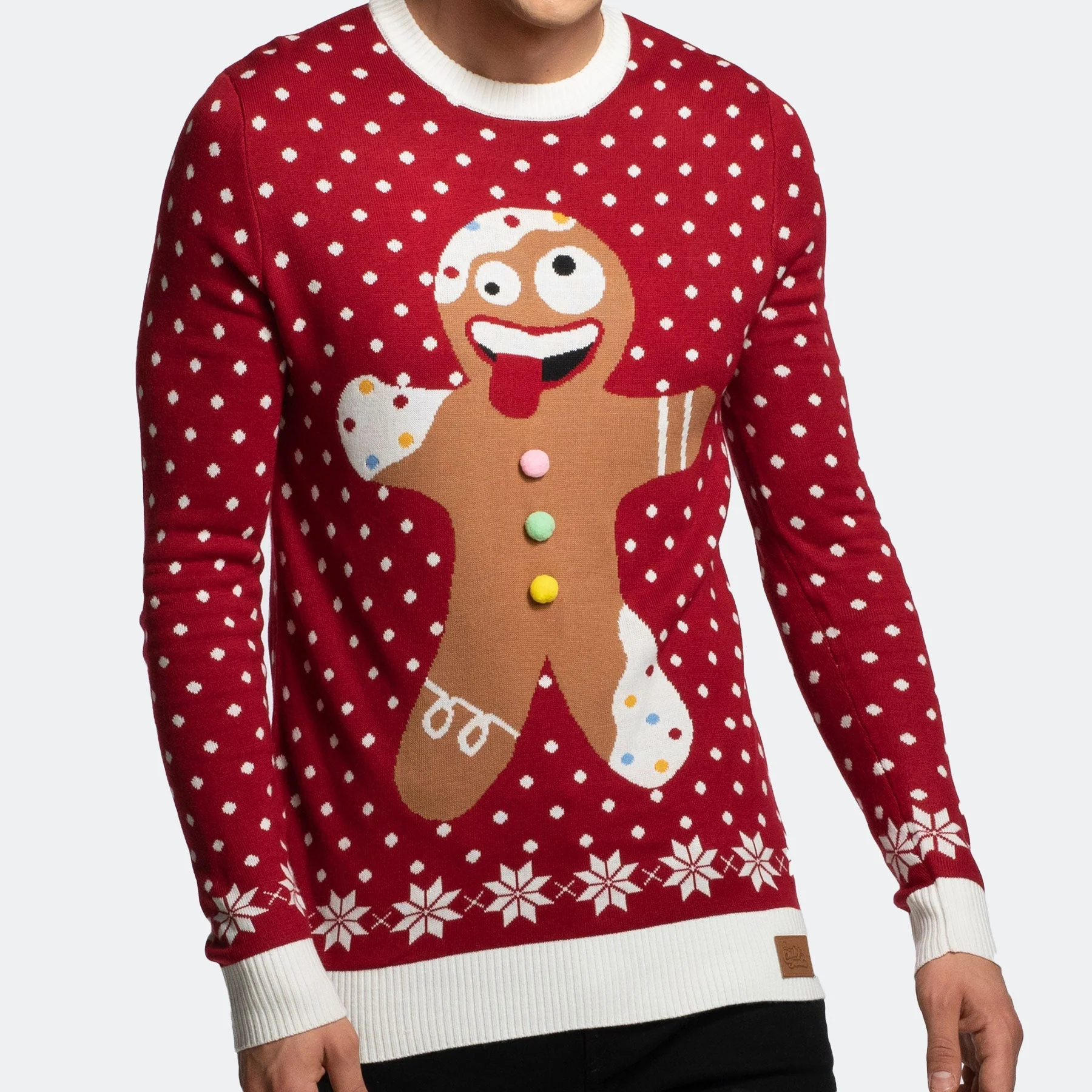 Lebkuchen Weihnachtspullover Herren - Image 6