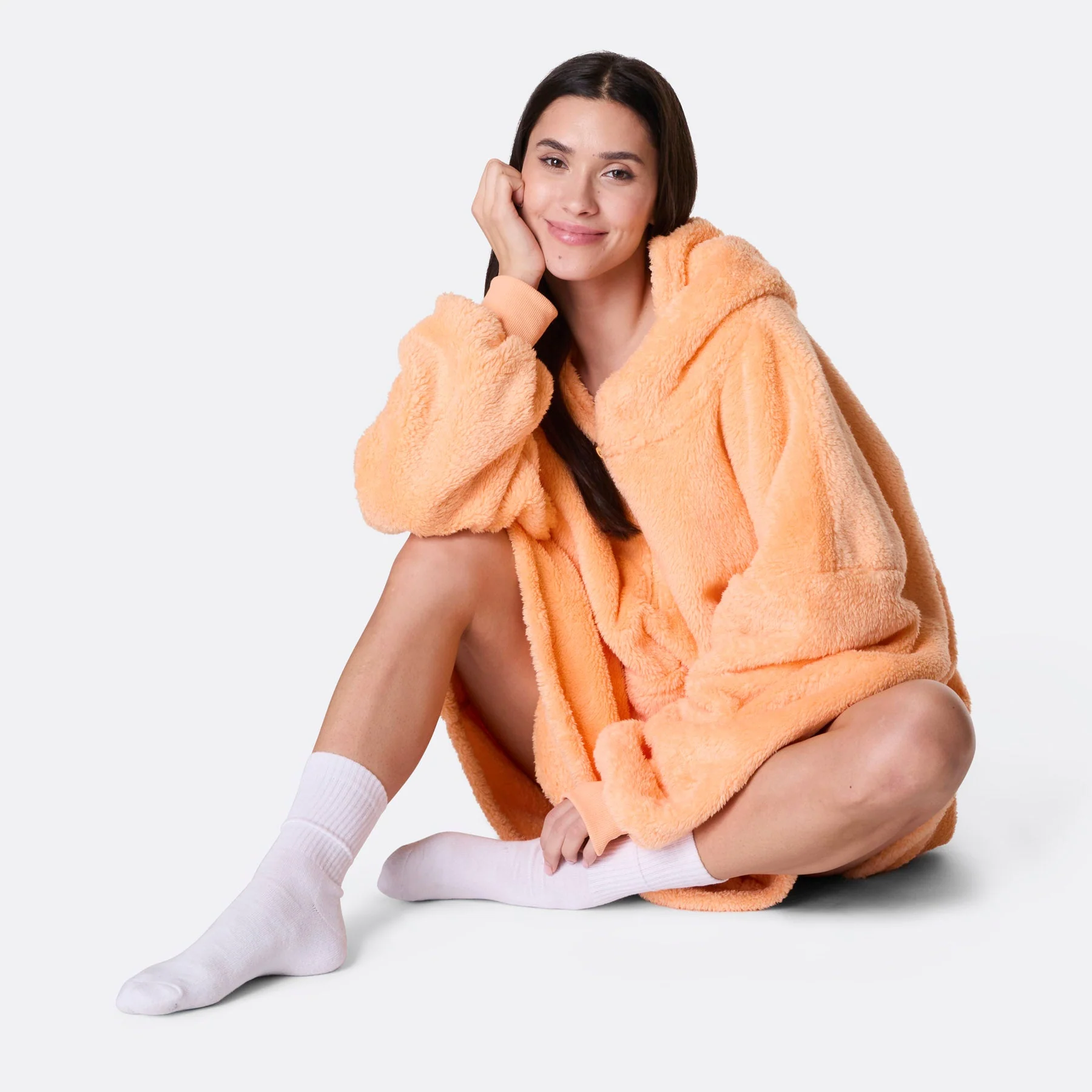 Pfirsich Teddy HappyHoodie - Image 3