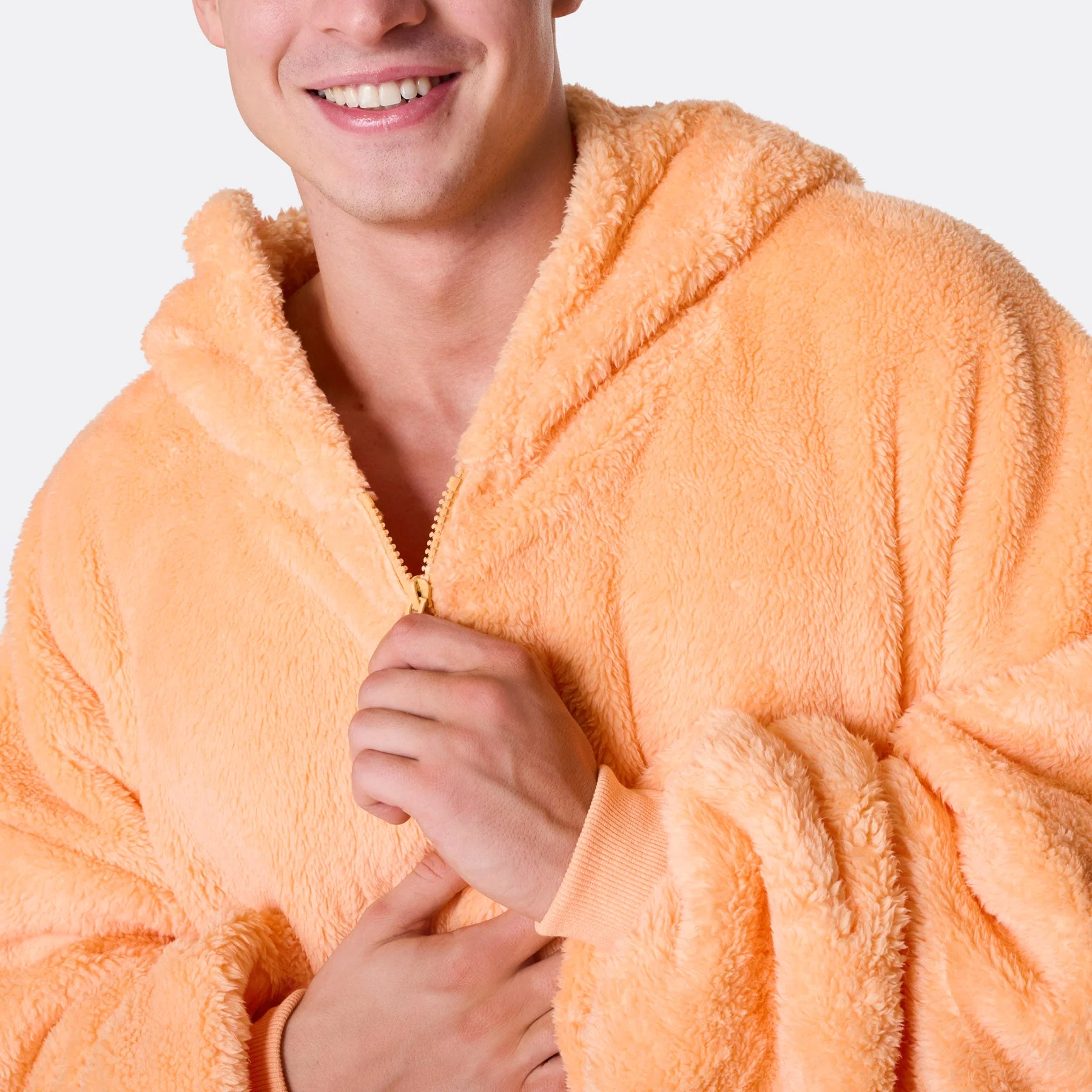 Pfirsich Teddy HappyHoodie - Image 8