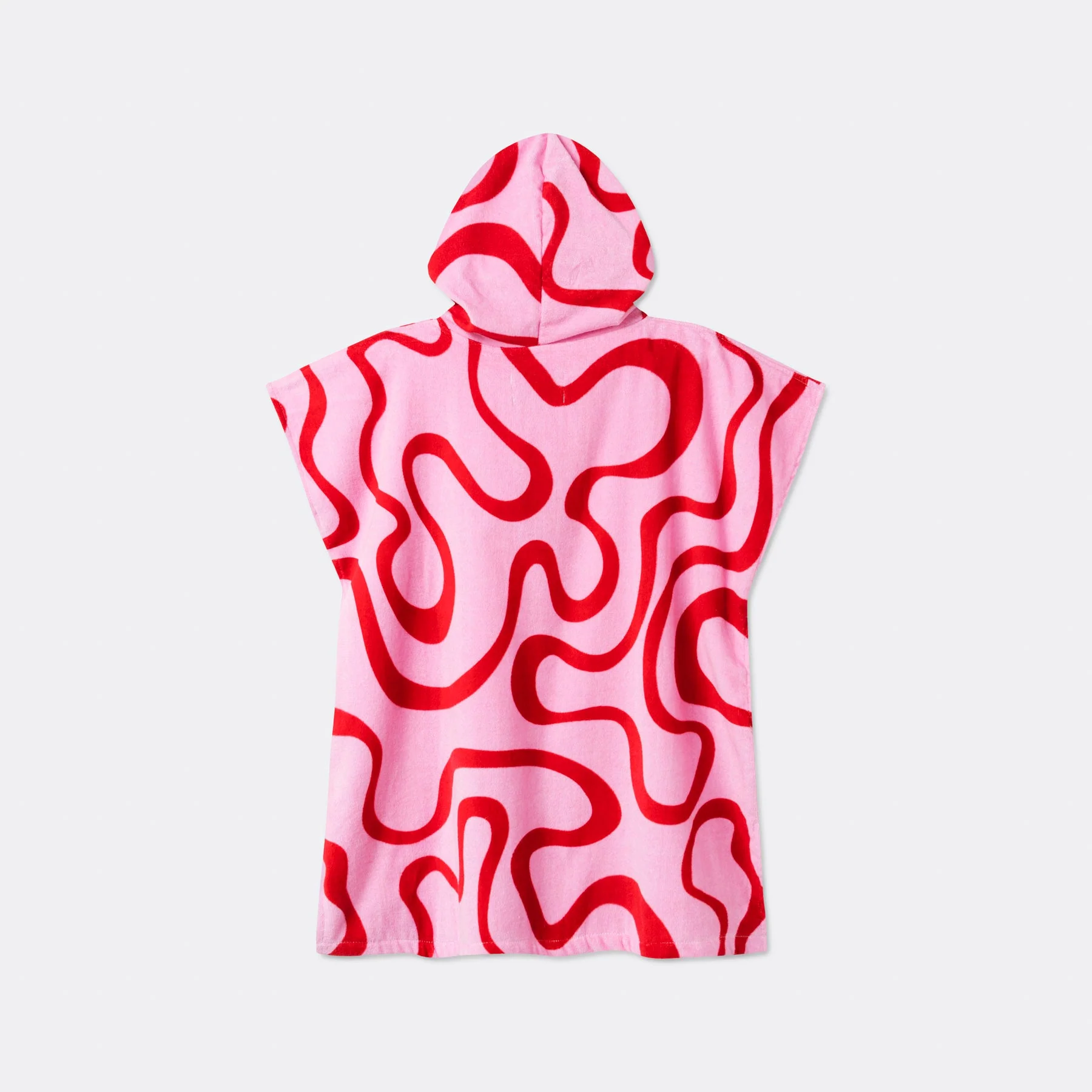 Pinke Wellen Badeponcho Kinder - Image 5