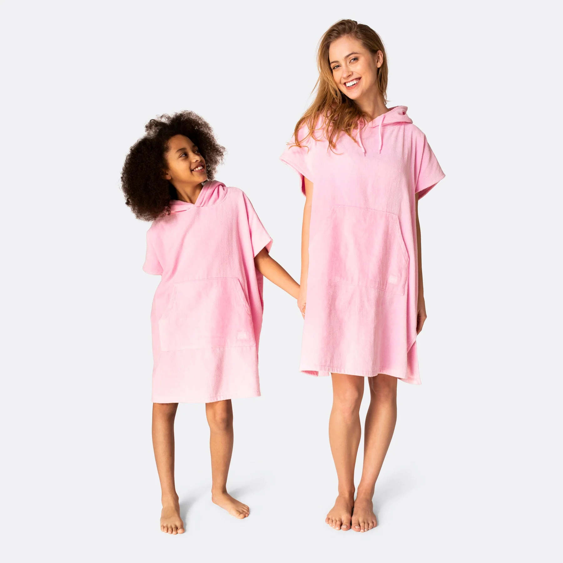 Kaugummi-Pinker Badeponcho Kinder - Image 3