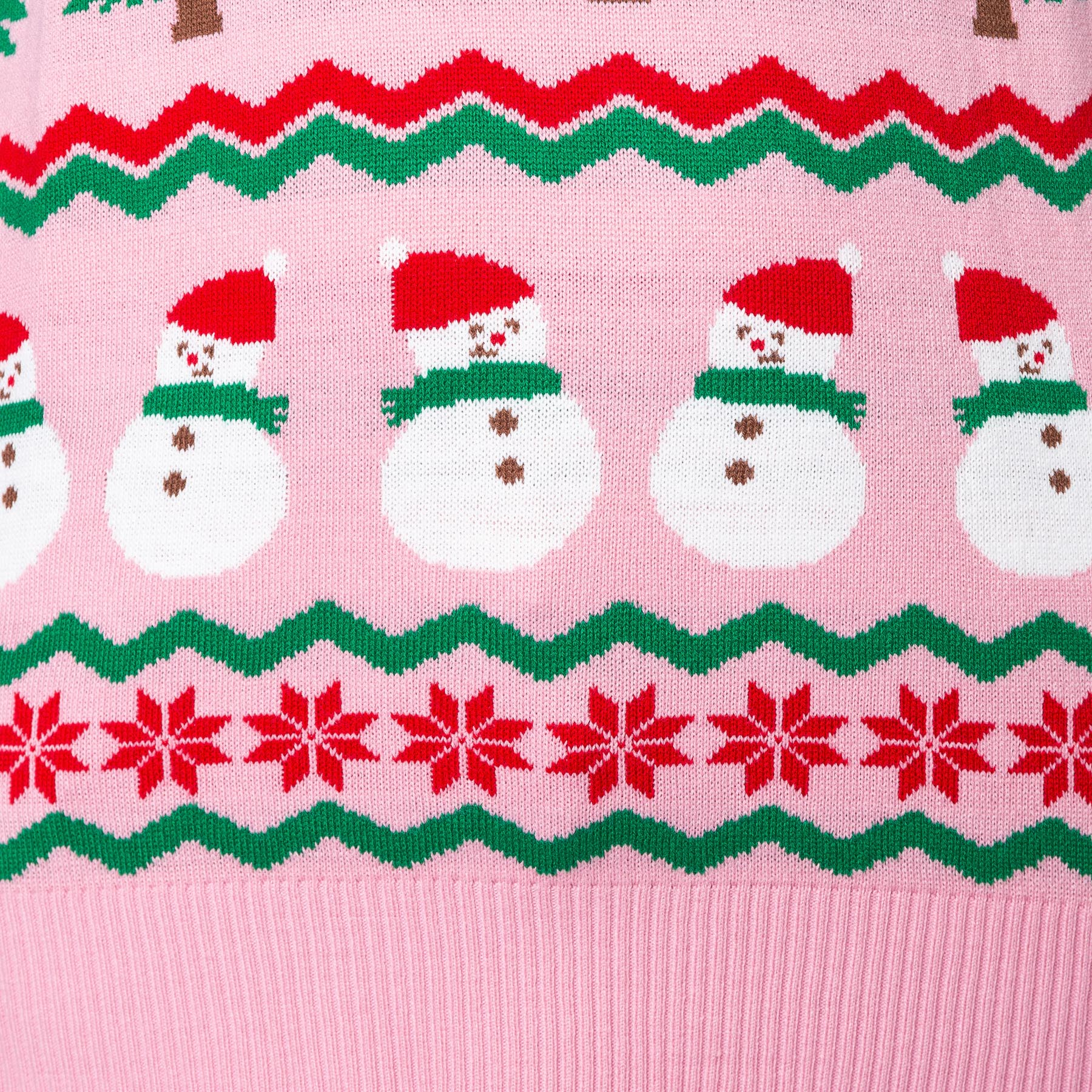 Pinker Ugly Christmas Sweater Damen - Image 5