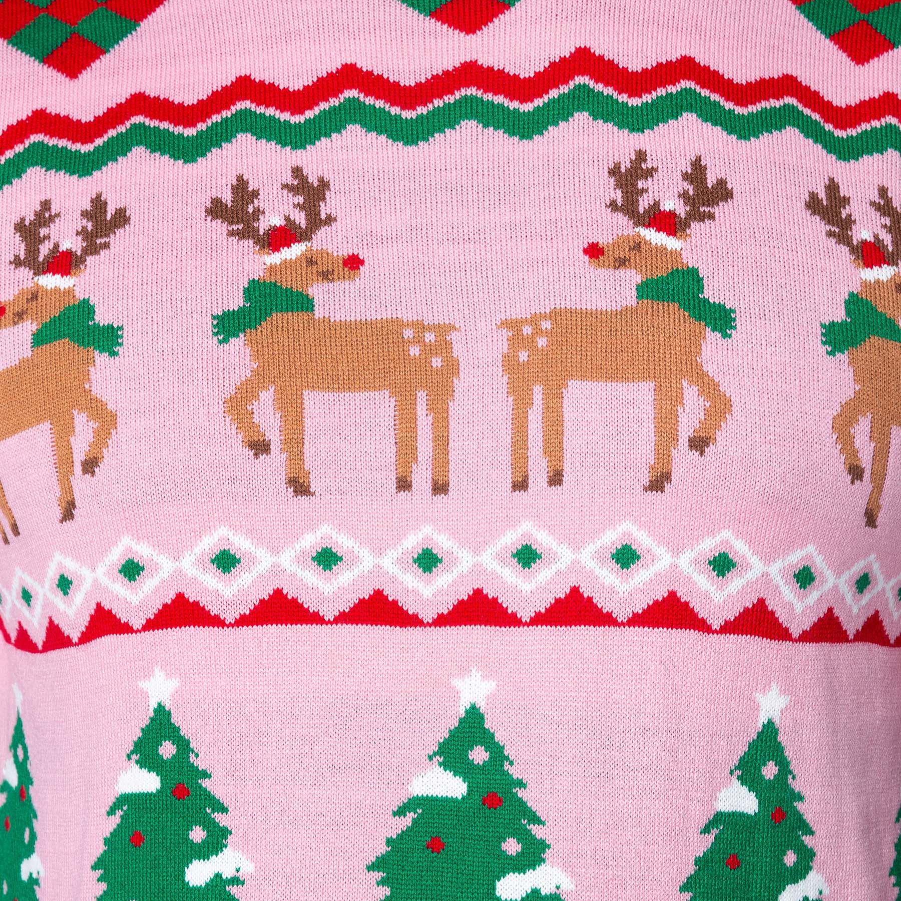 Pinker Ugly Christmas Sweater Herren - Image 4