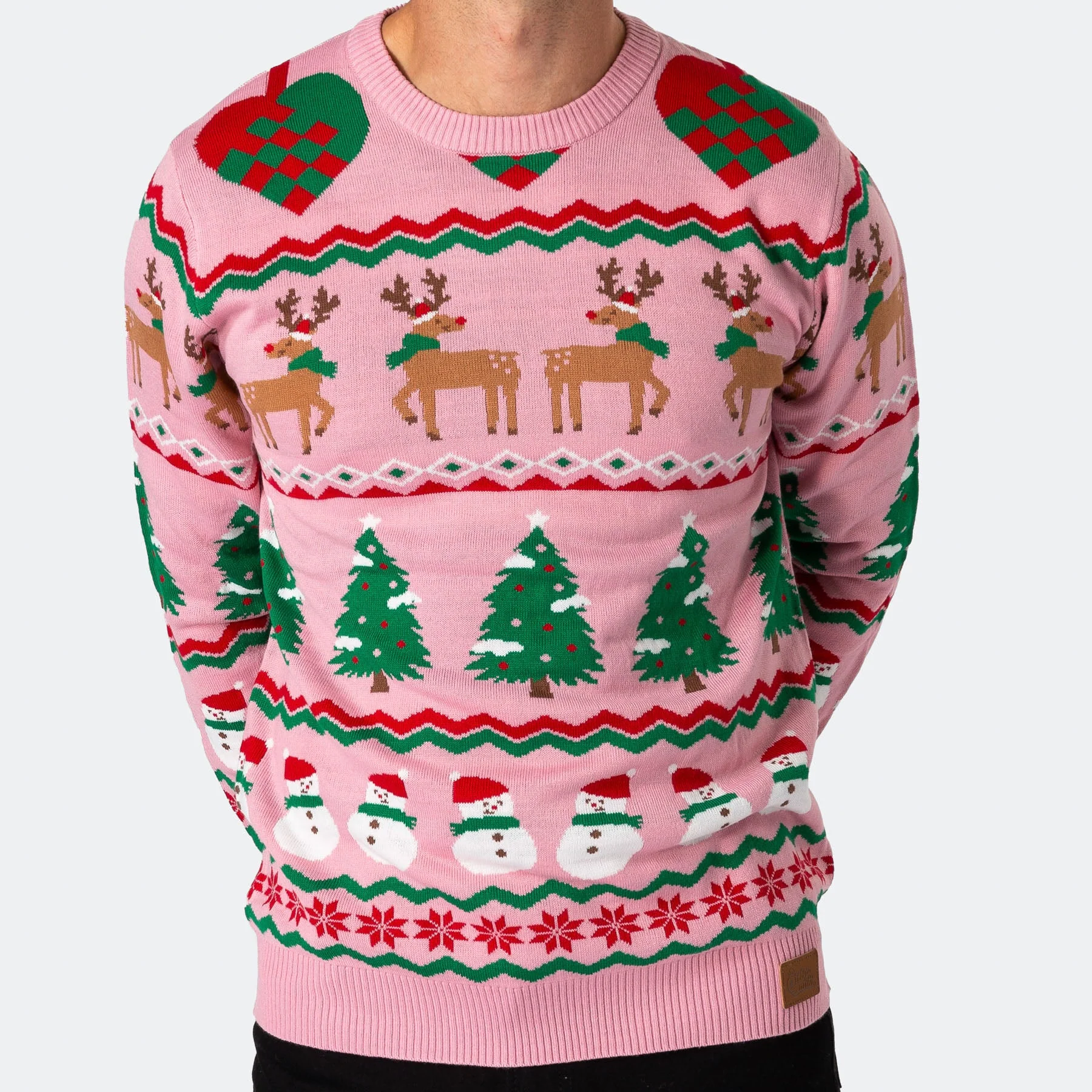Pinker Ugly Christmas Sweater Herren - Image 6