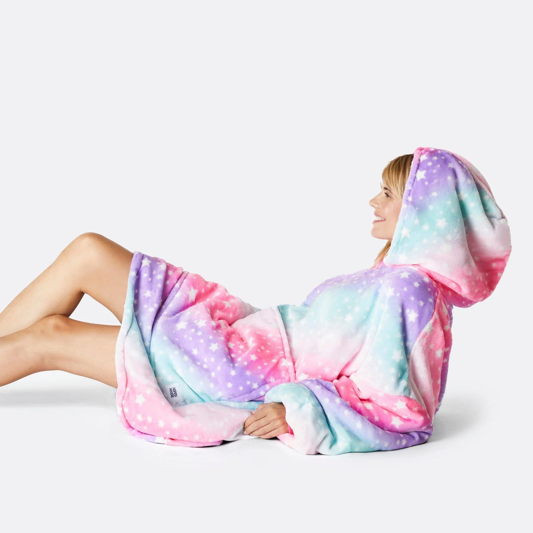 Pinker Regenbogen HappyHoodie - Image 9