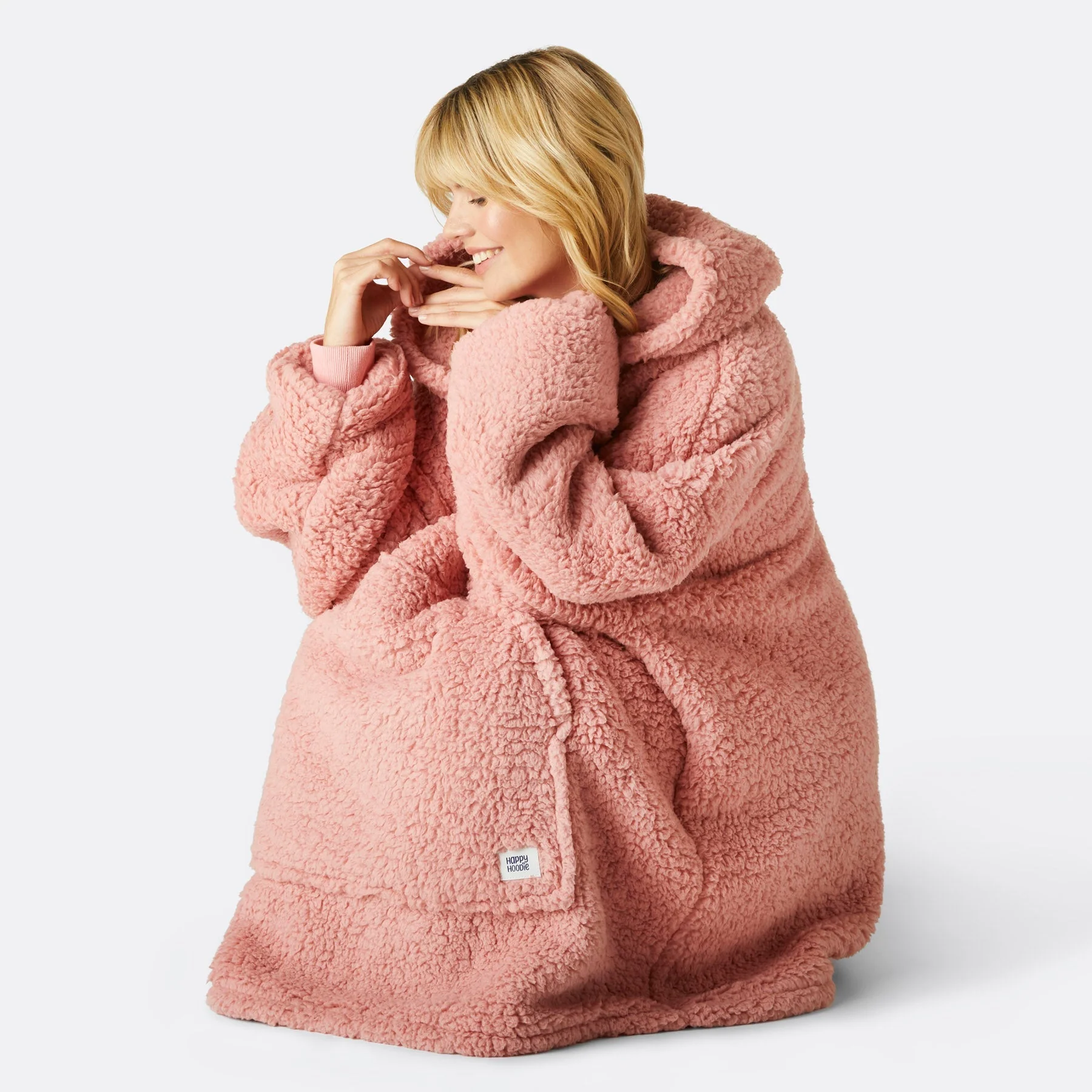 Pinker Sherpa HappyHoodie - Image 5