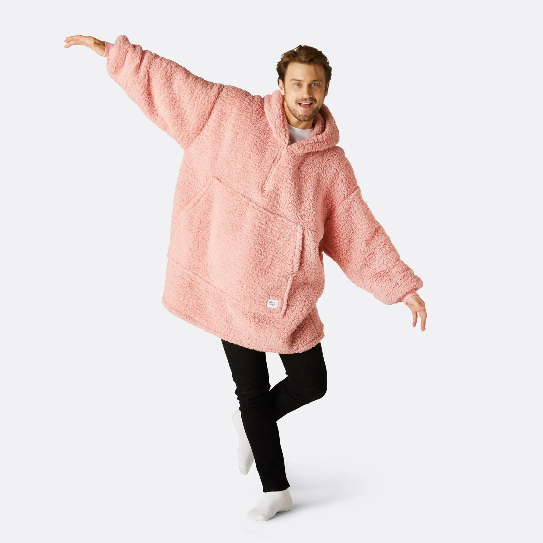 Pinker Sherpa HappyHoodie - Image 6