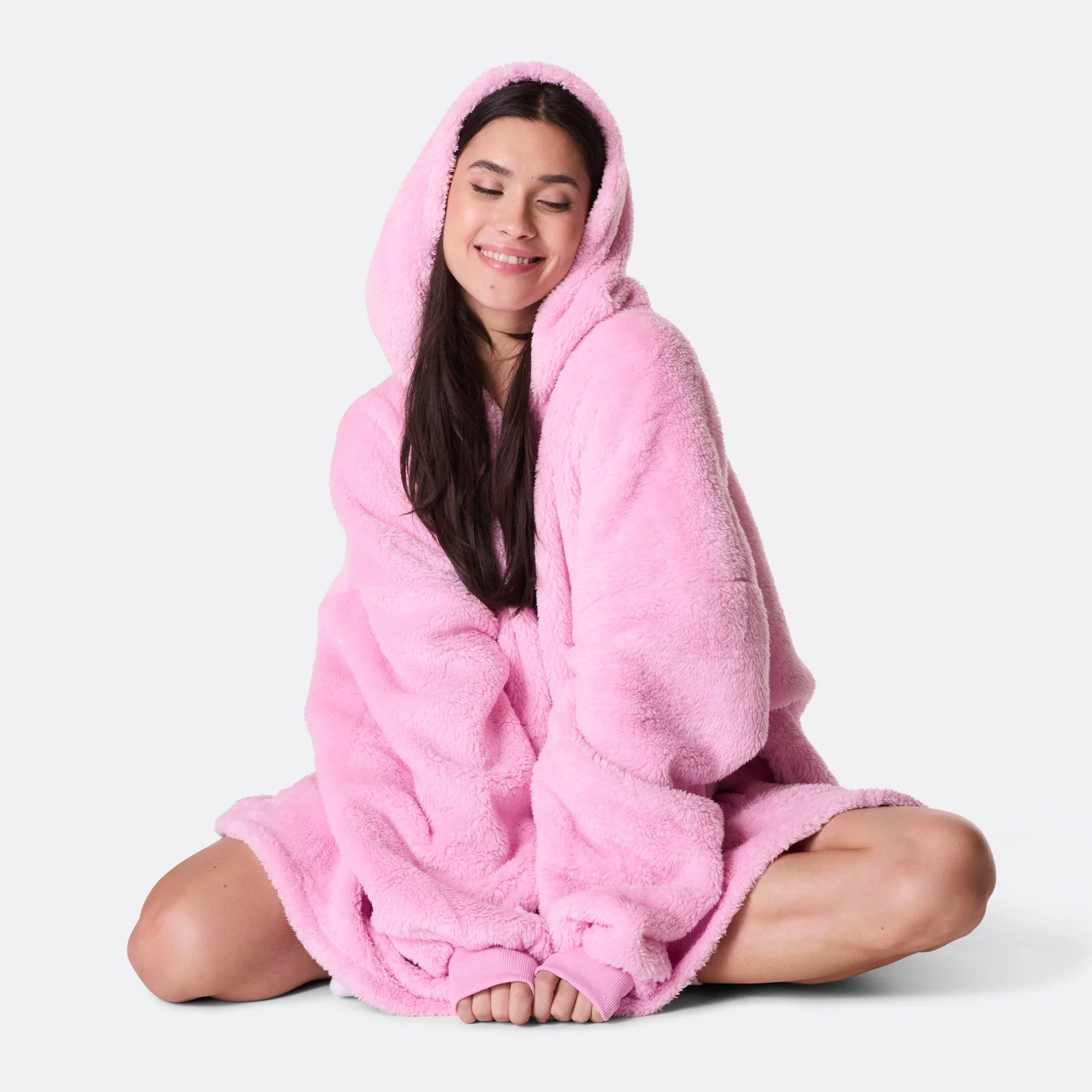 Pinker Teddy HappyHoodie