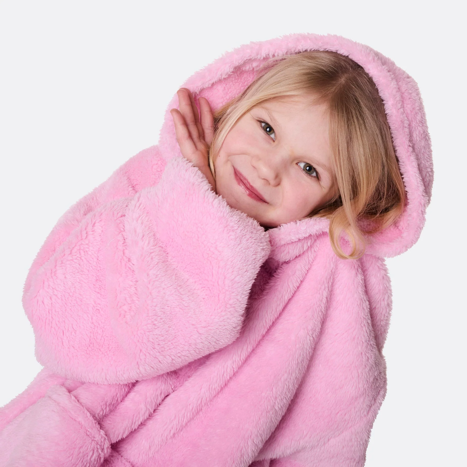 Pinker Teddy HappyHoodie Kinder - Image 3