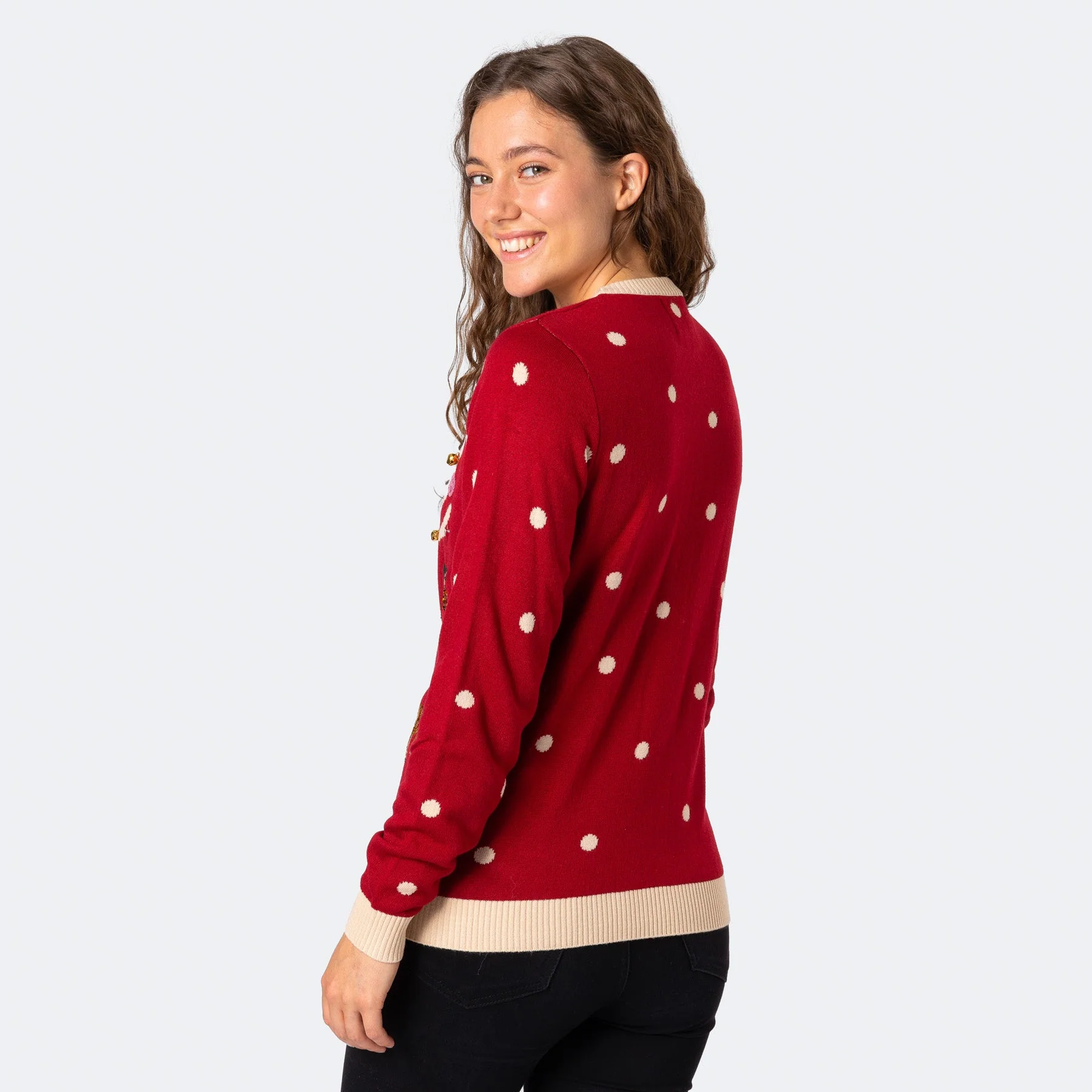 Prosecco Weihnachtspullover Damen - Image 3