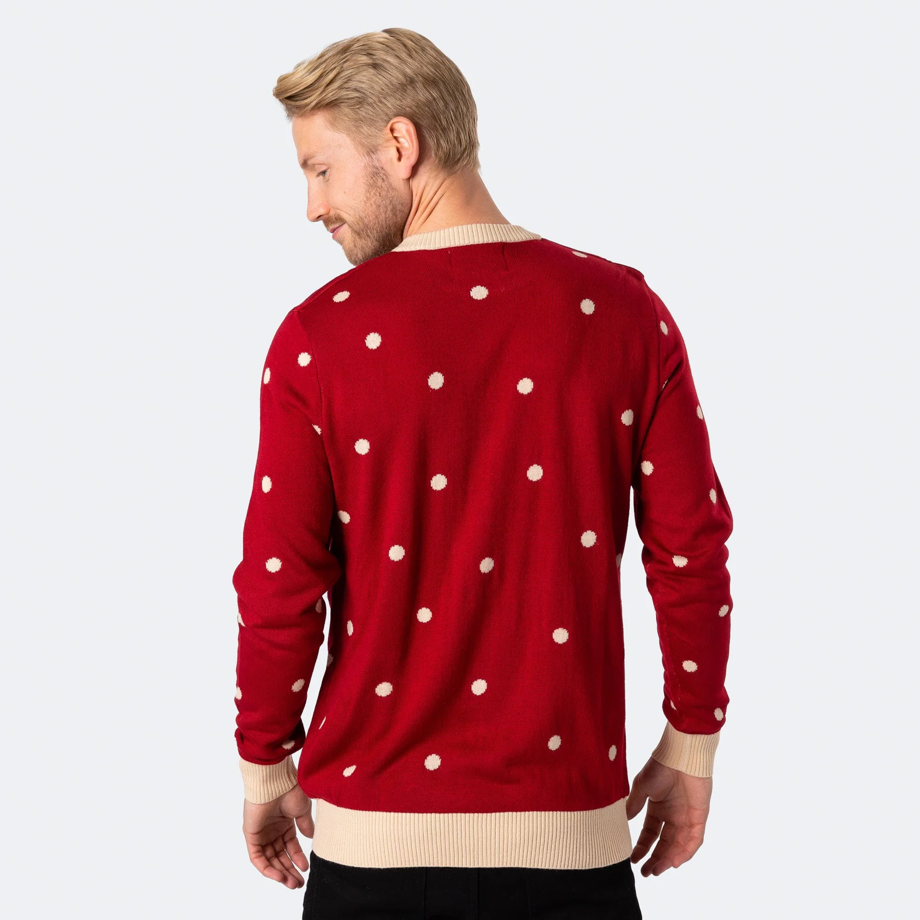 Prosecco Weihnachtspullover Herren - Image 3