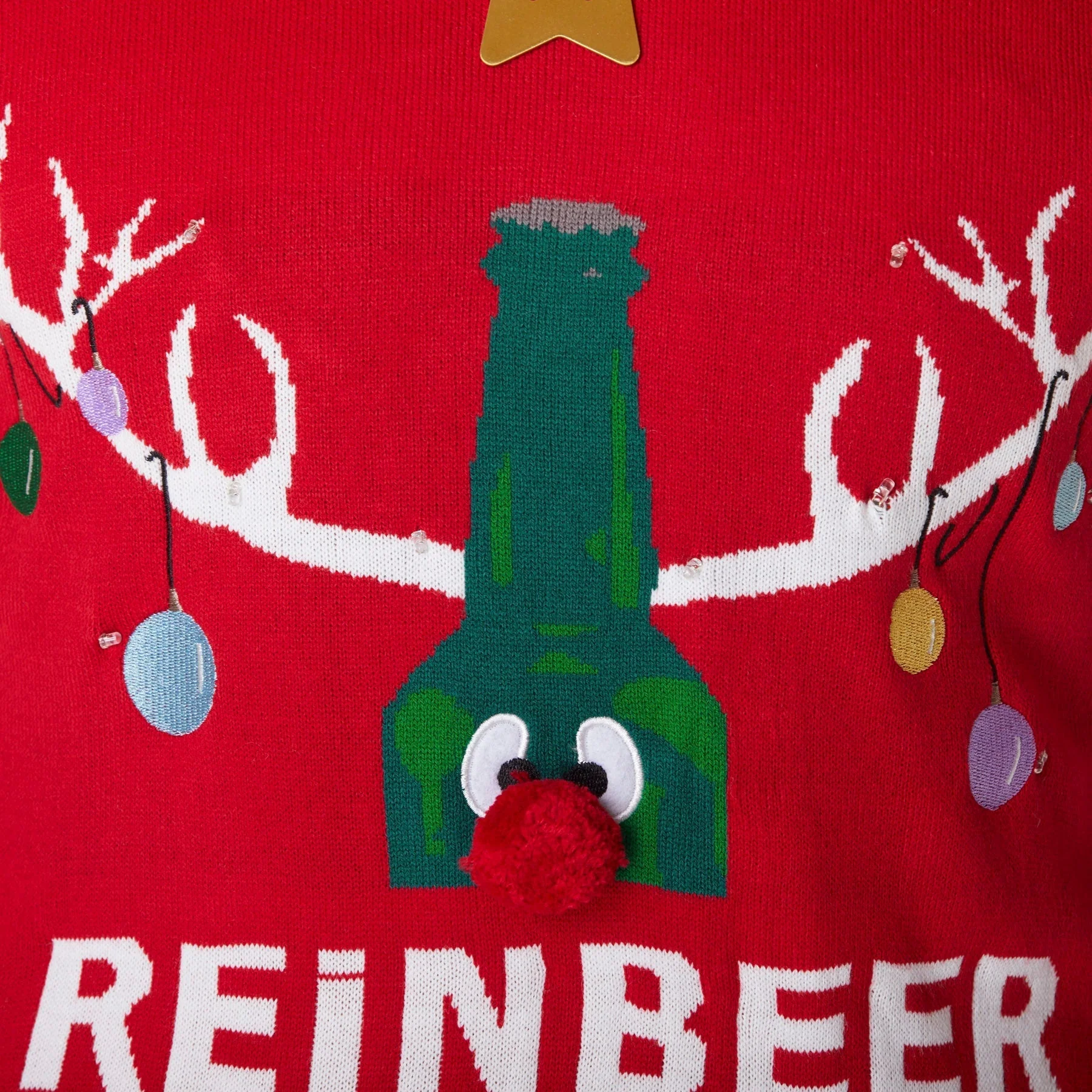 Reinbeer Rot Weihnachtspullover Damen - Image 6