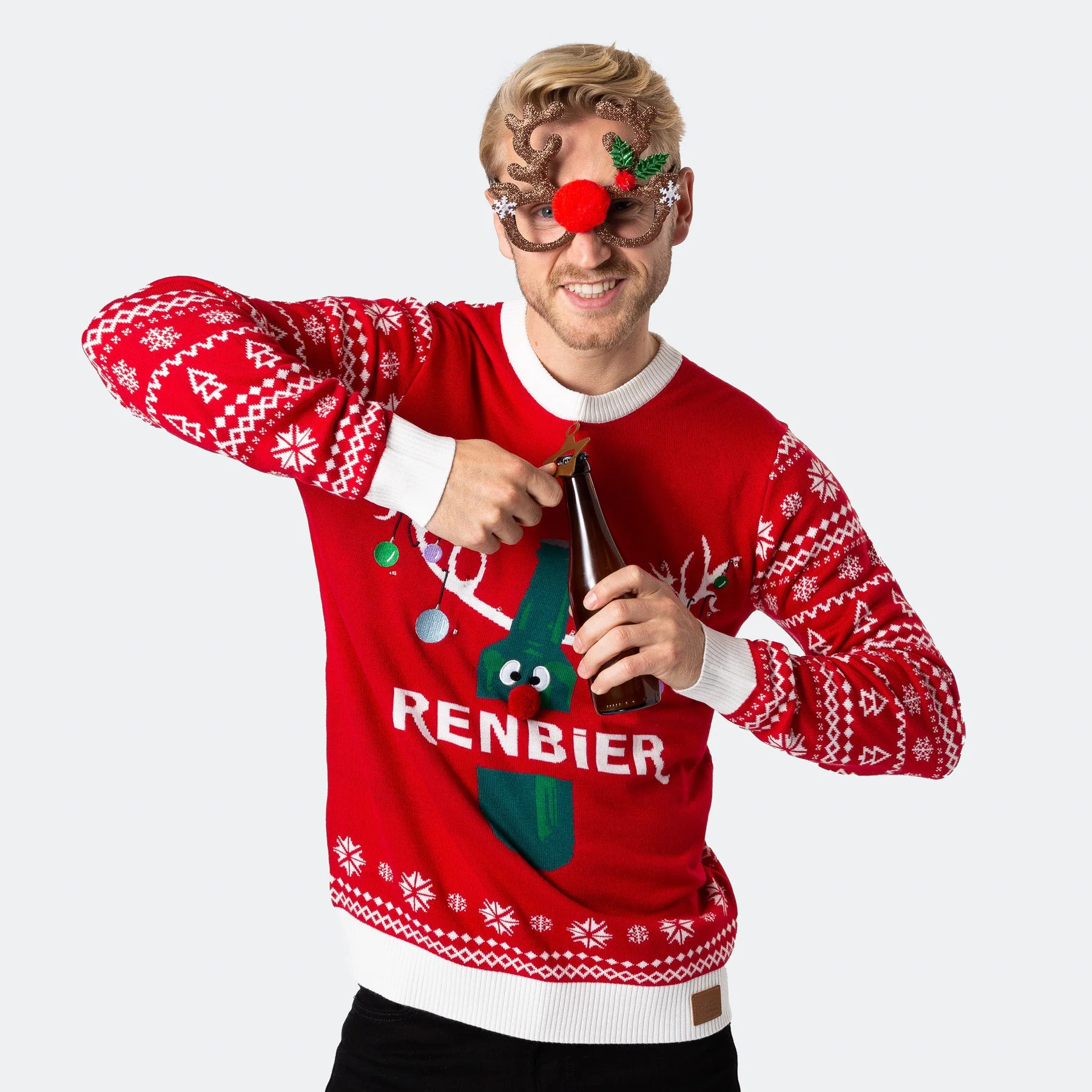 Renbier Weihnachtspullover Herren - Image 6
