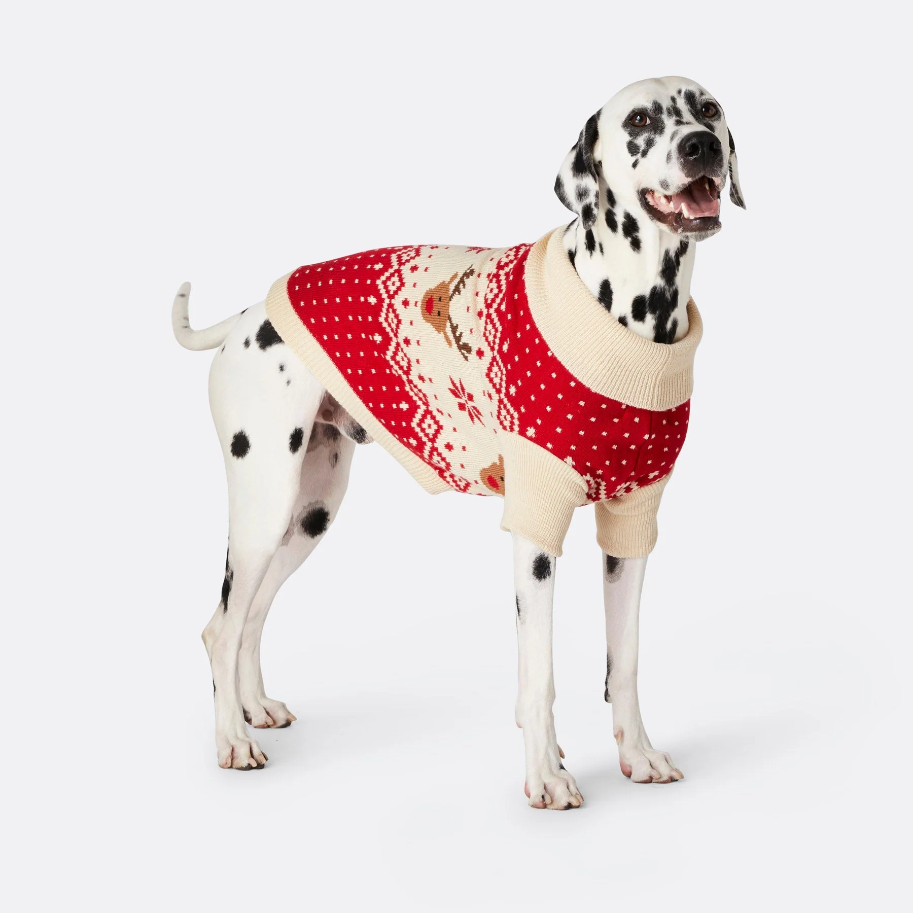 Retro Rentier Weihnachtspullover für Hunde - Image 2