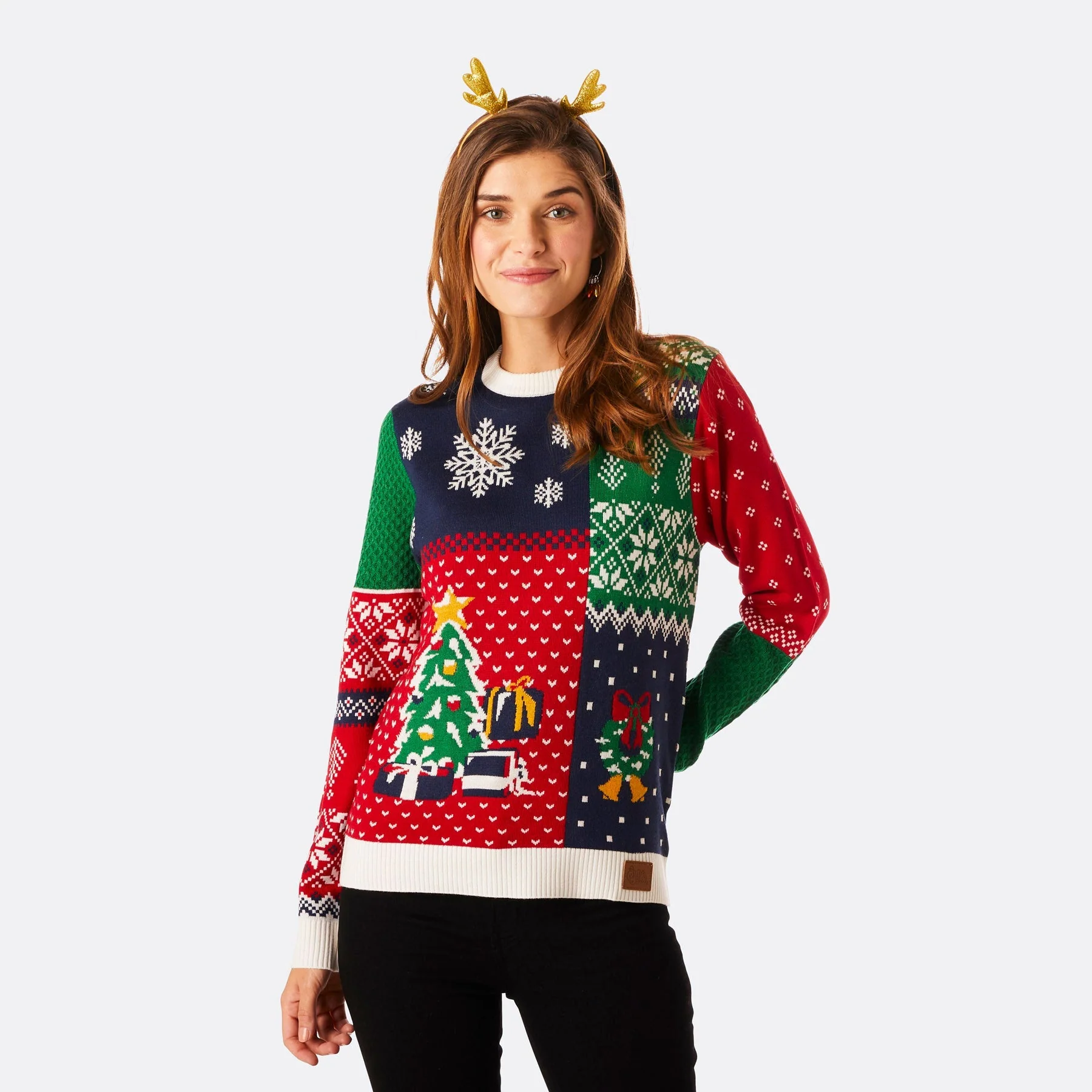 Retro Weihnachtspullover Damen - Image 2