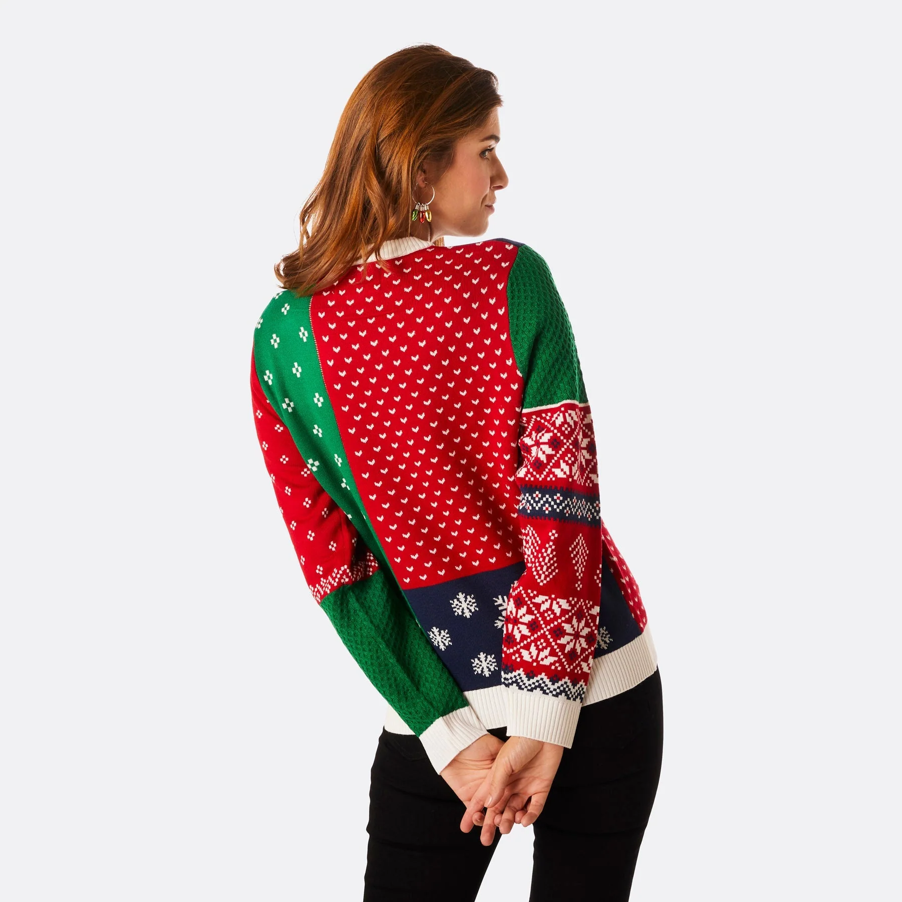Retro Weihnachtspullover Damen - Image 3