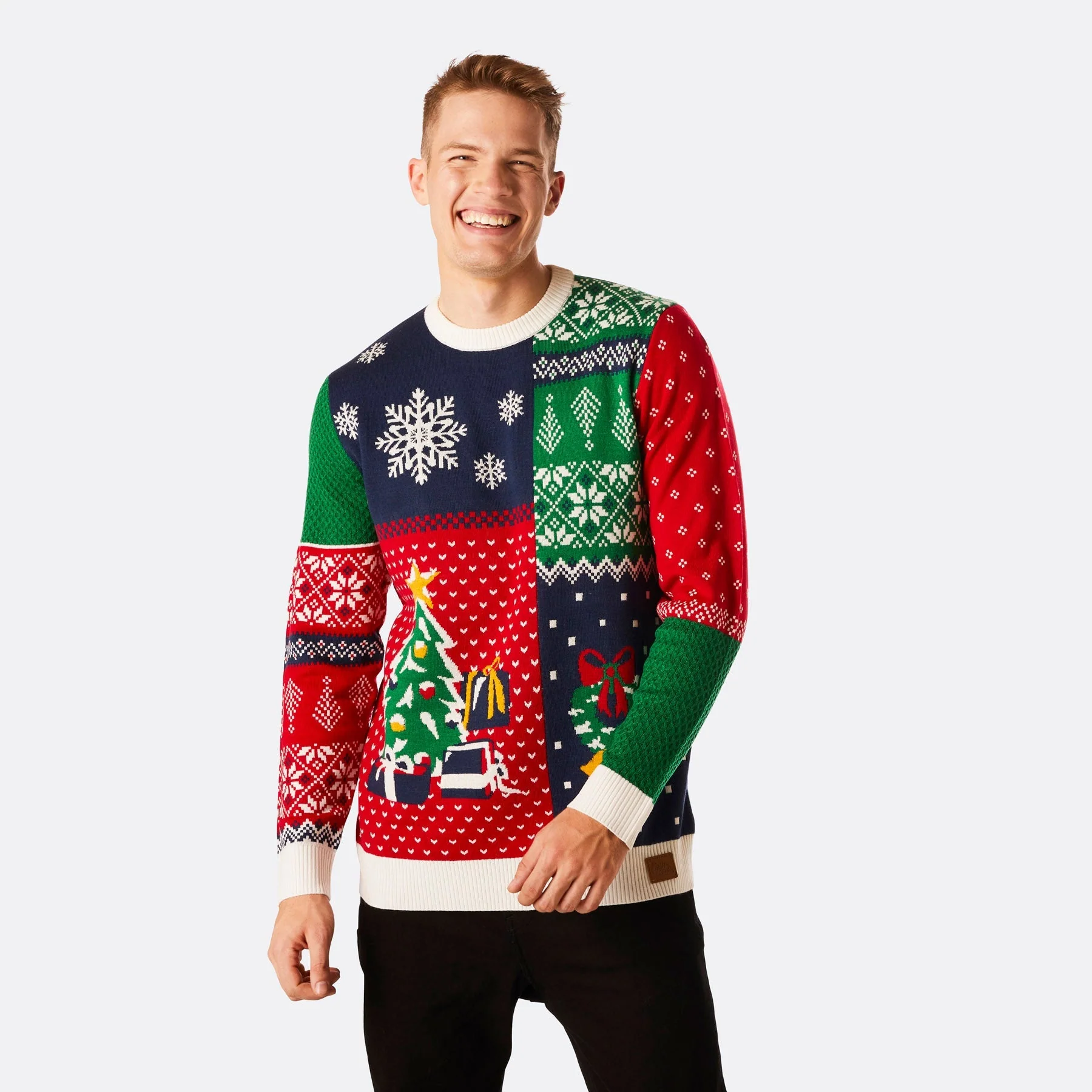 Retro Weihnachtspullover Herren - Image 2