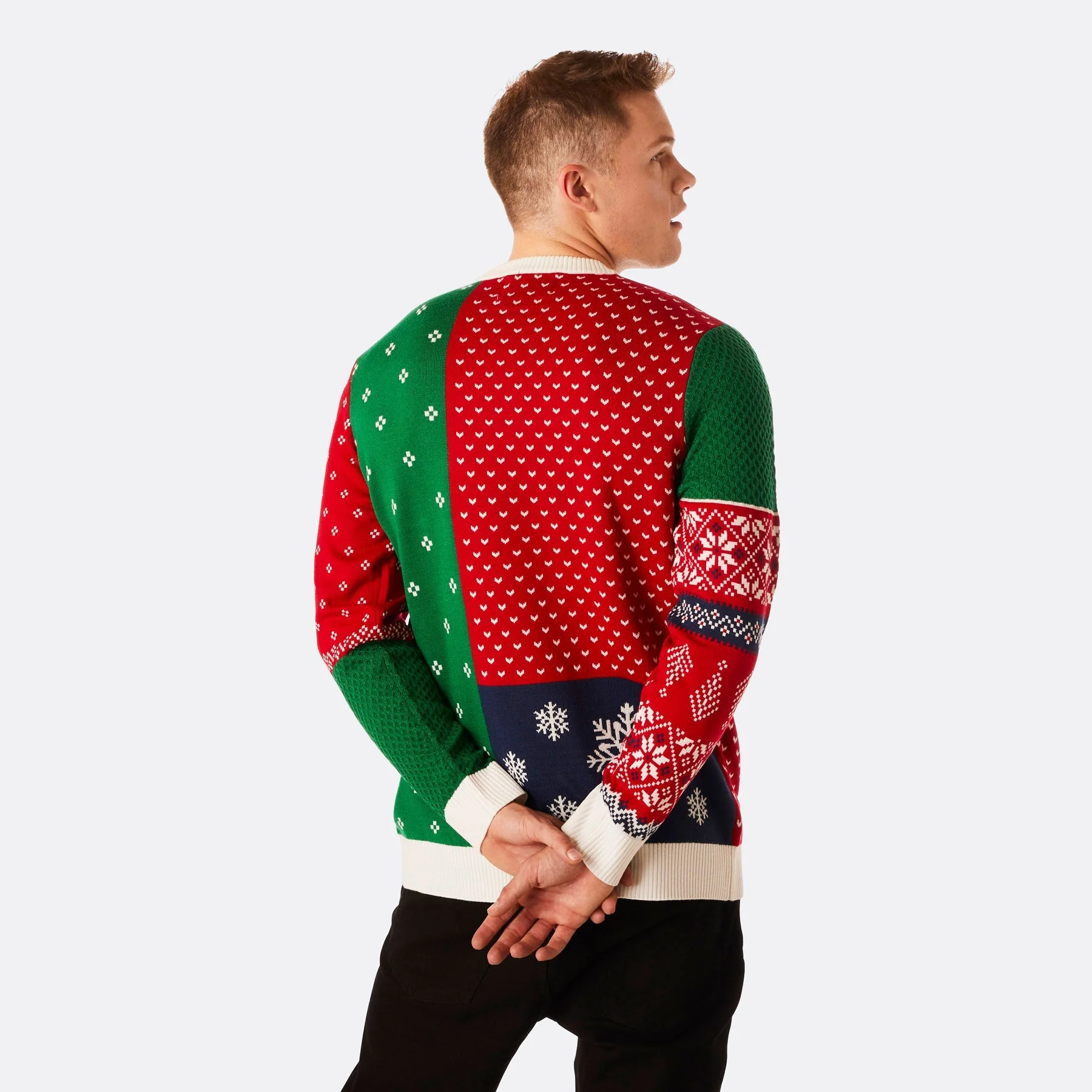 Retro Weihnachtspullover Herren - Image 3