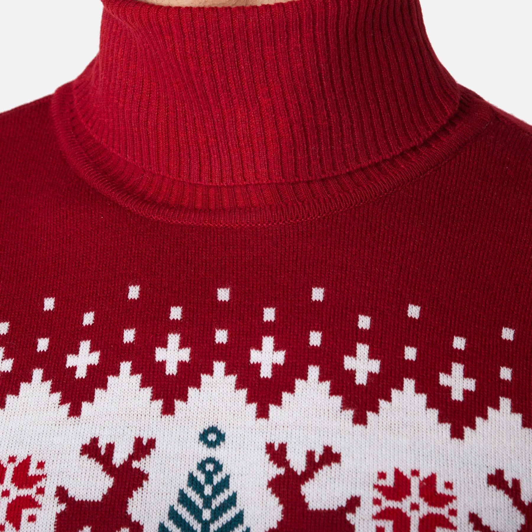 Rollkragen Weihnachtspullover Herren - Image 4