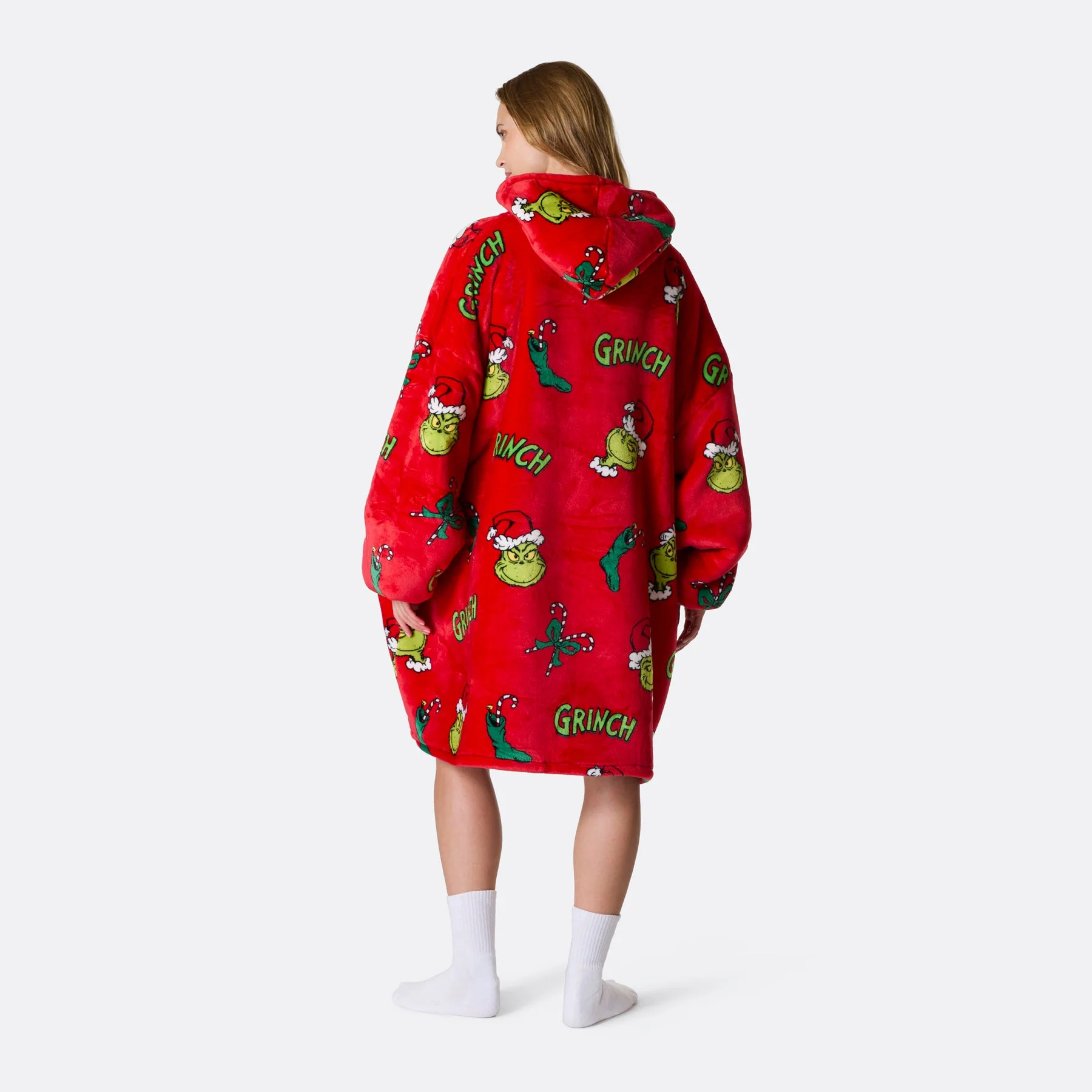 Roter Der Grinch HappyHoodie - Image 8