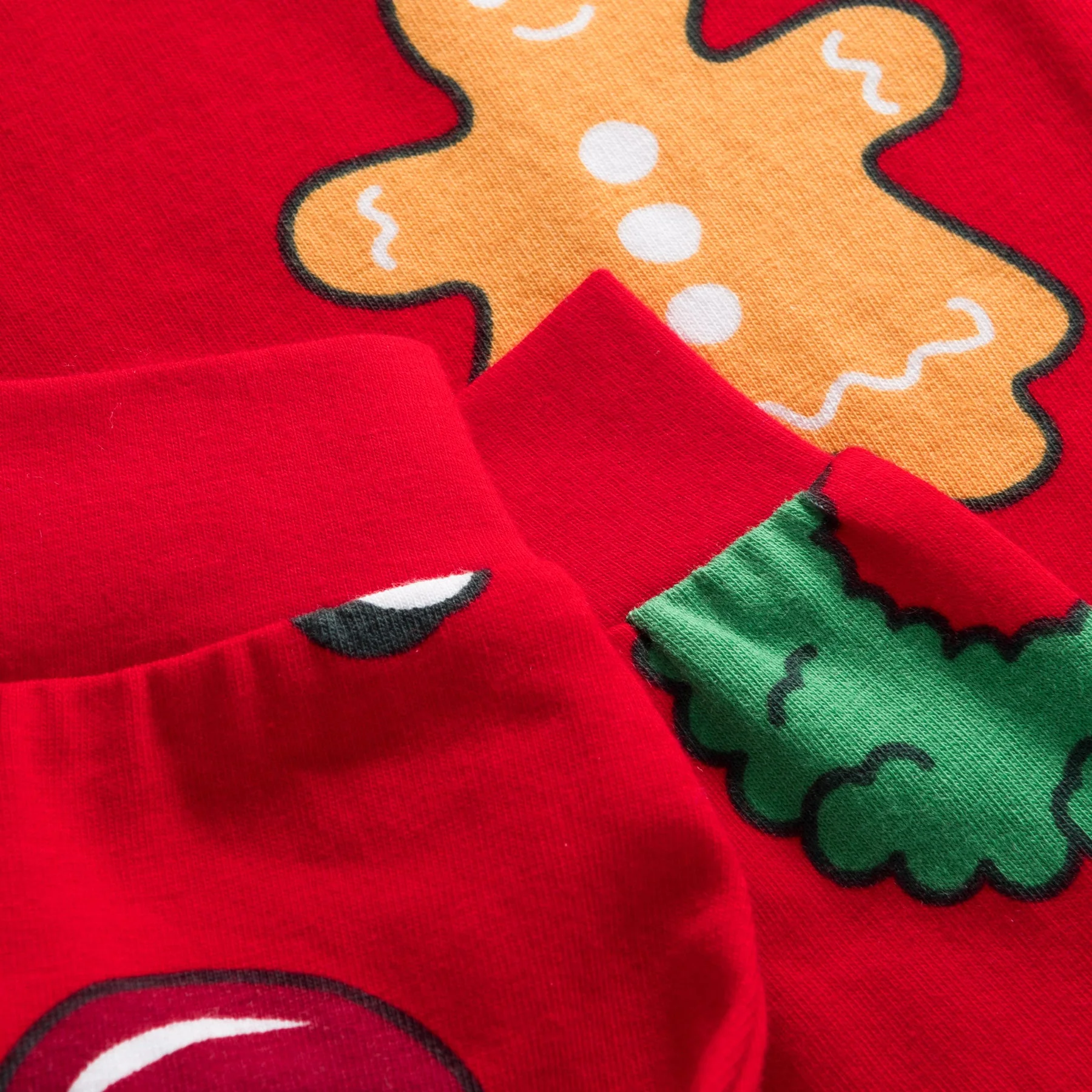 Roter Hohoho Overall Weihnachtspyjama Kinder - Image 5