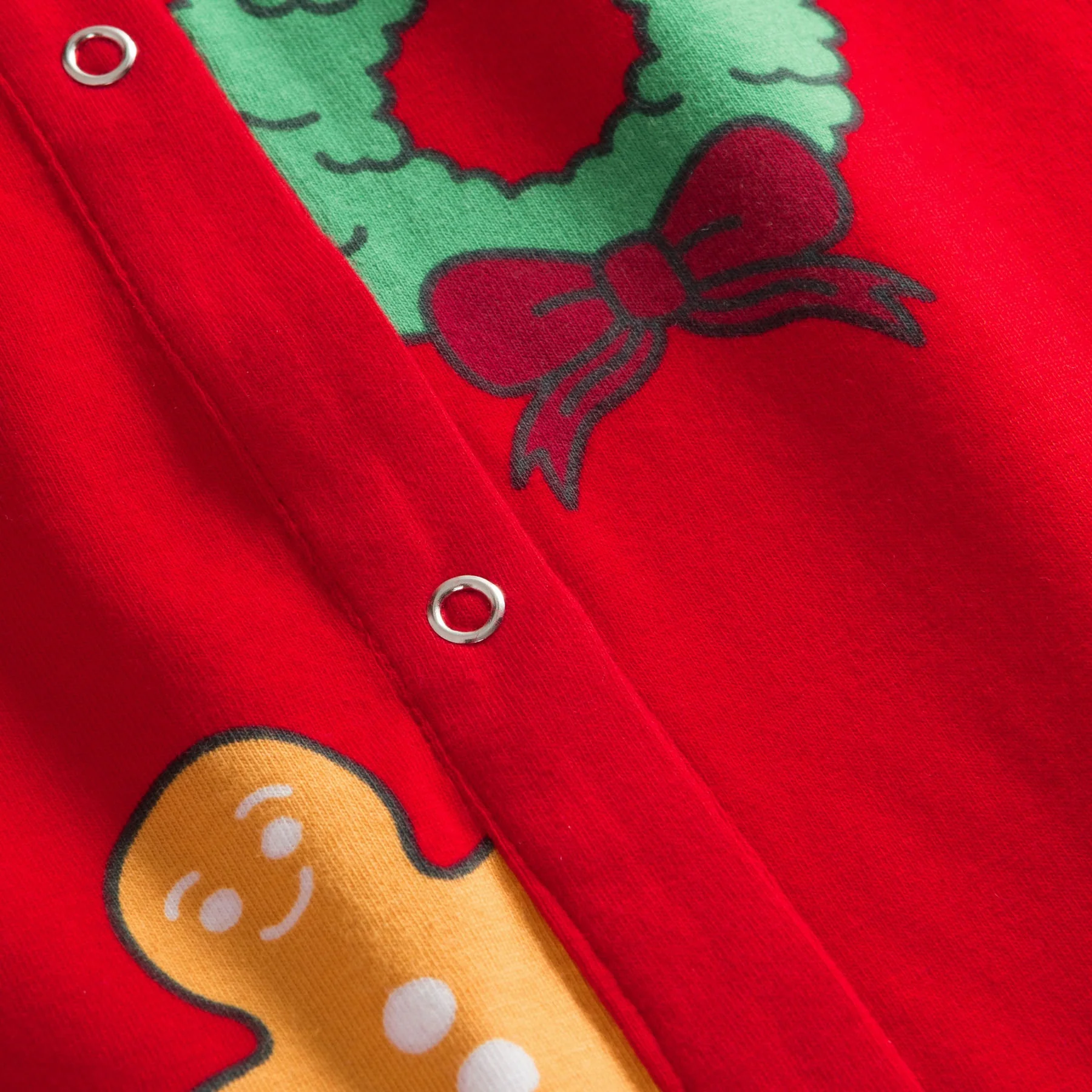 Roter Hohoho Overall Weihnachtspyjama Kinder - Image 6