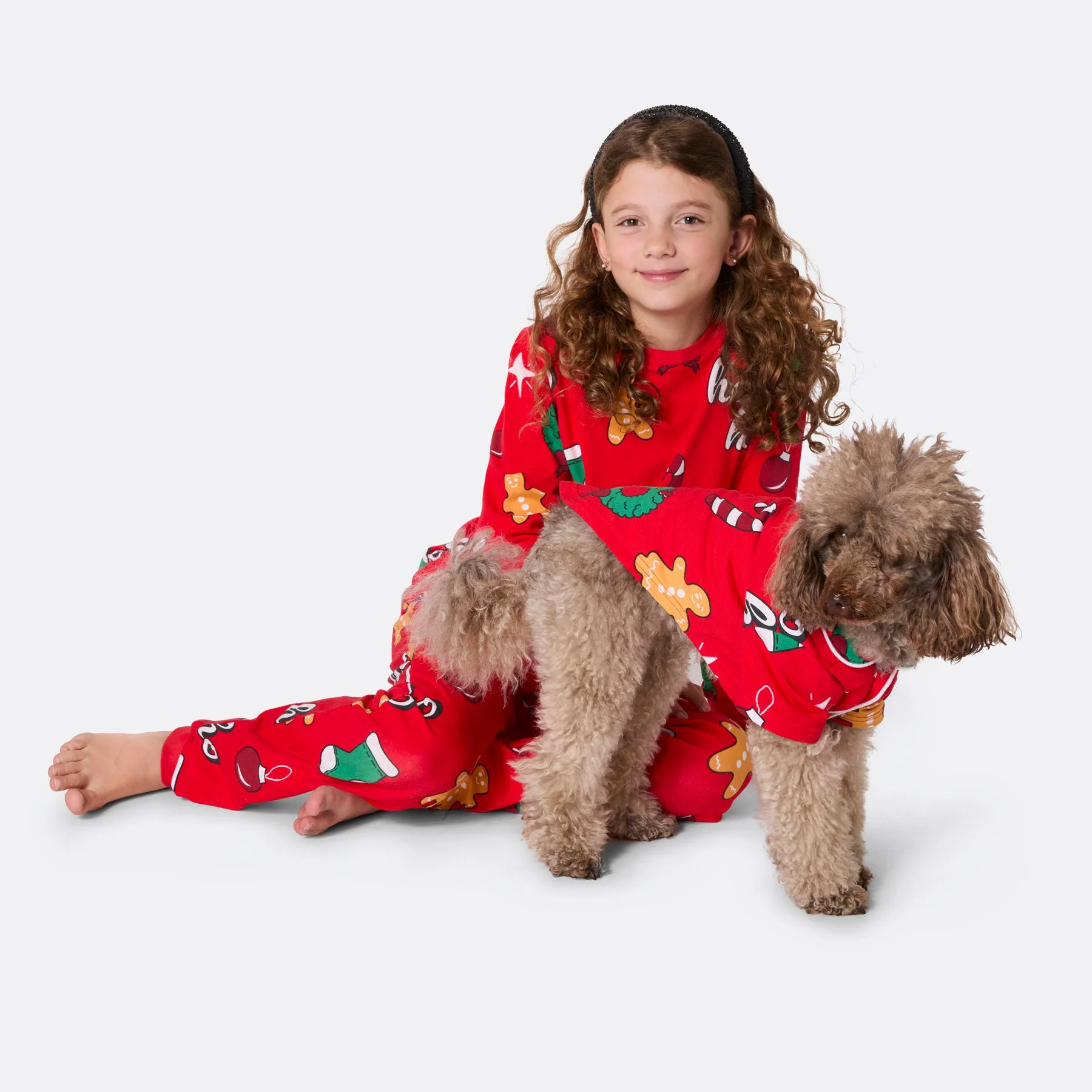 Roter Hohoho Weihnachtspyjama Kinder - Image 4