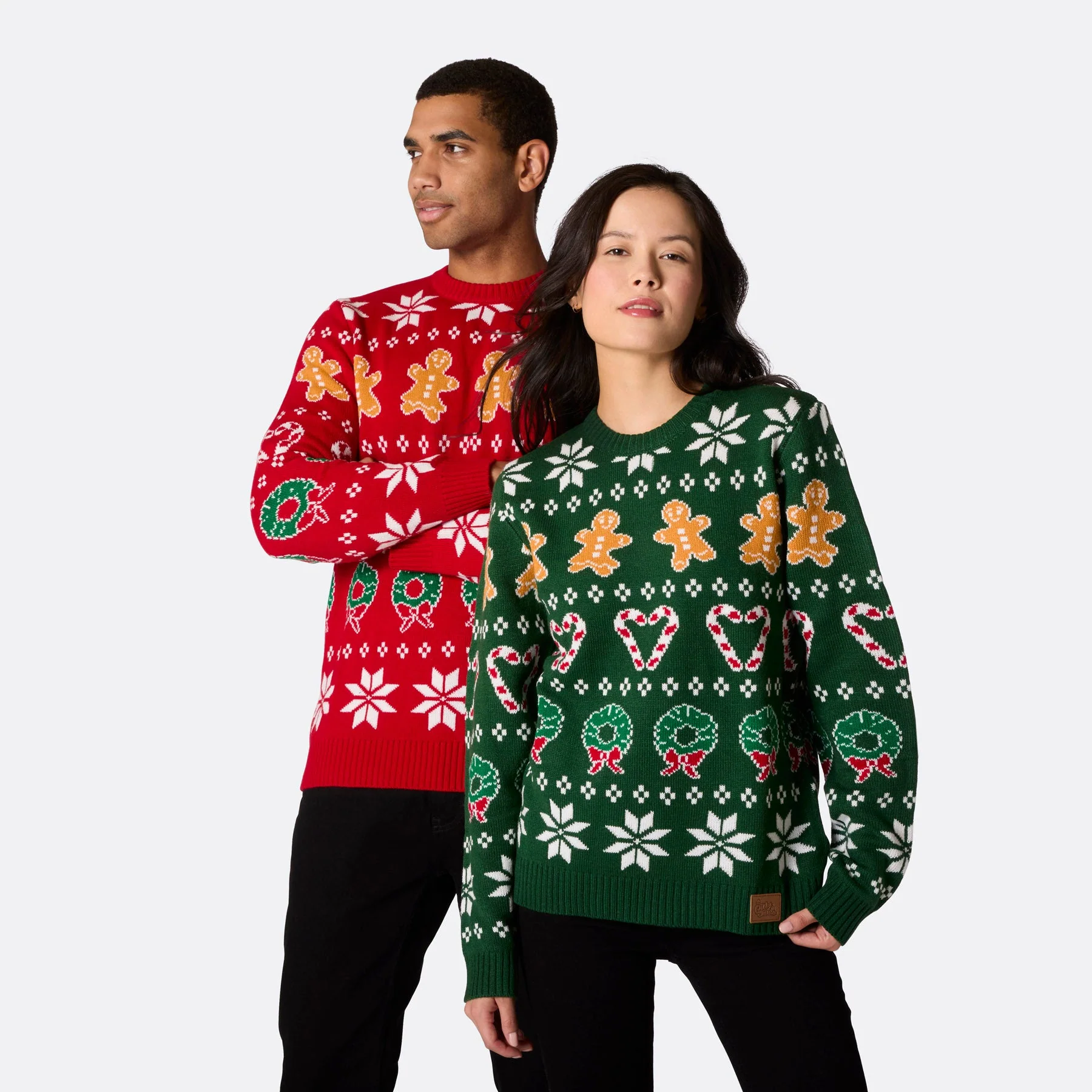 Roter Klassischer Weihnachtspullover Herren - Image 7