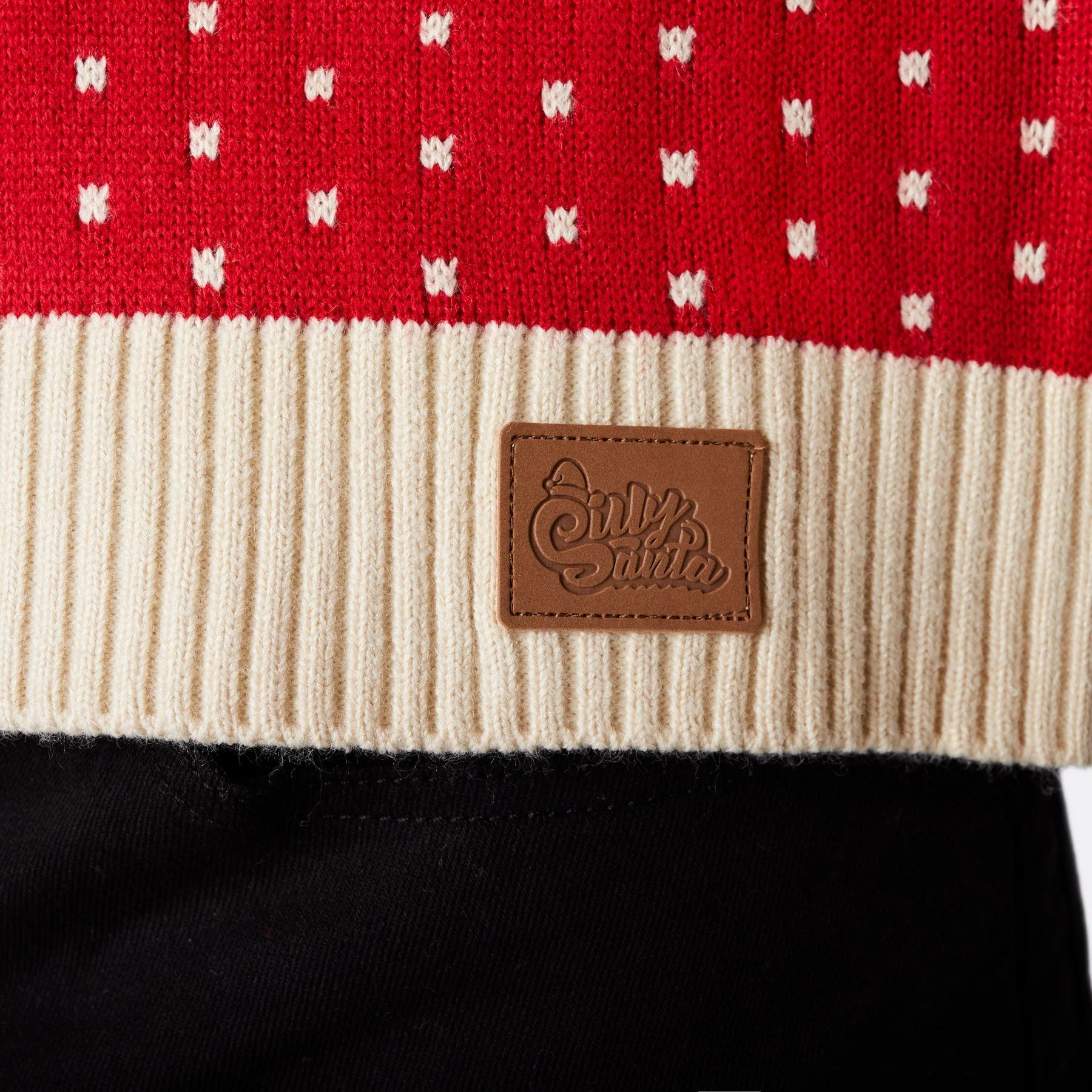 Roter Retro Rentier Weihnachtspullover für die ganze Familie - Image 9