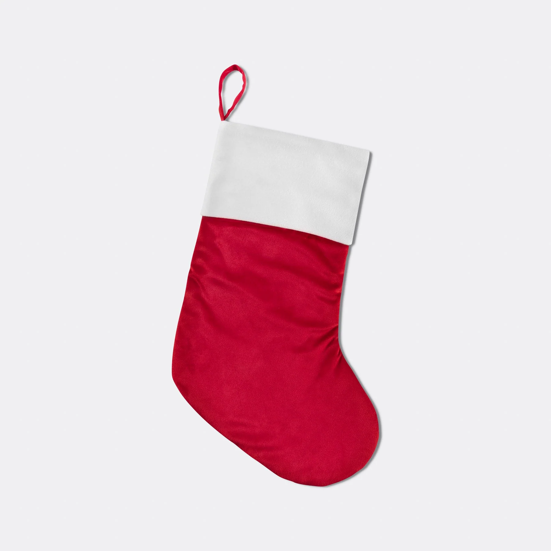 Roter Weihnachtsstrumpf