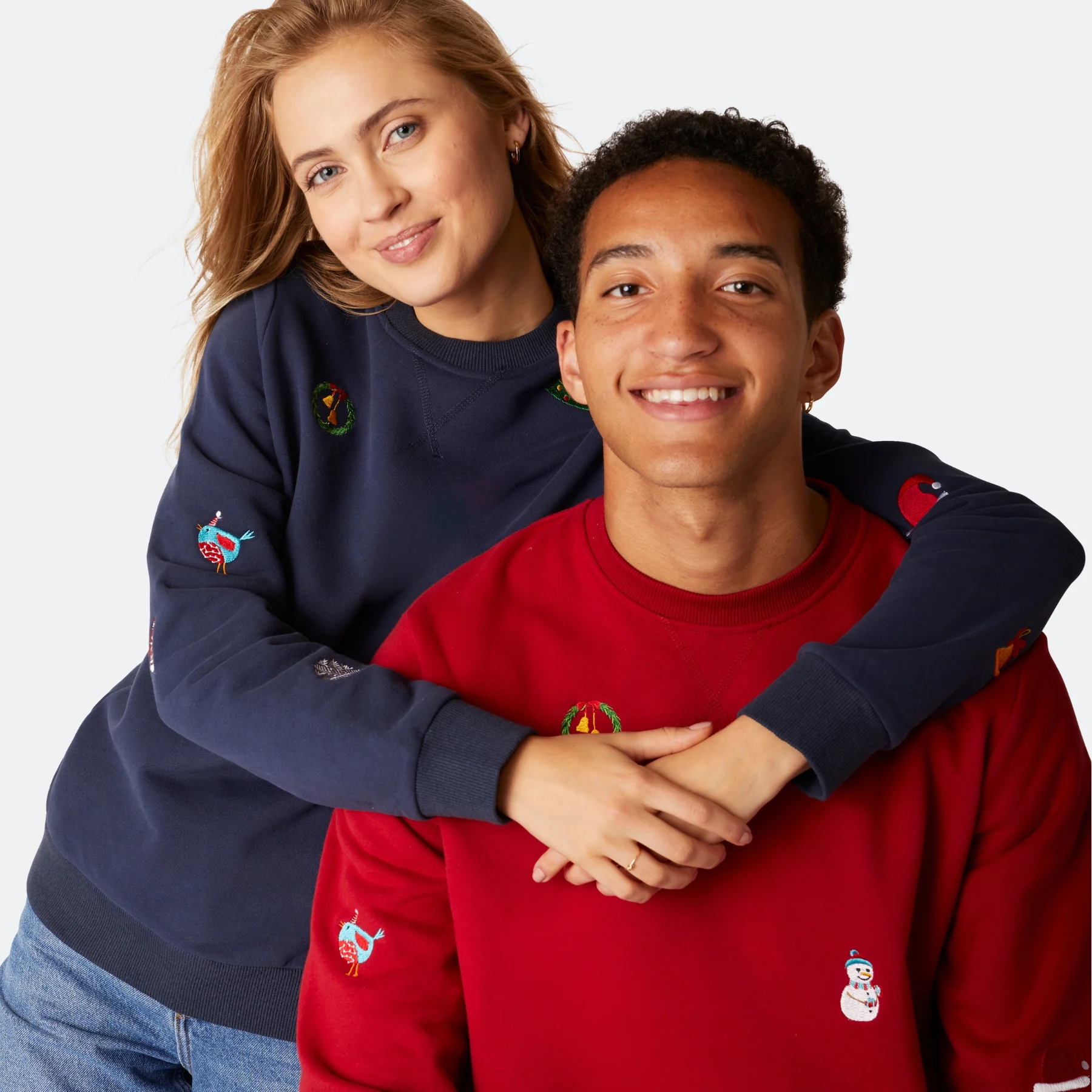 Rotes Weihnachts-Sweatshirt Herren - Image 6