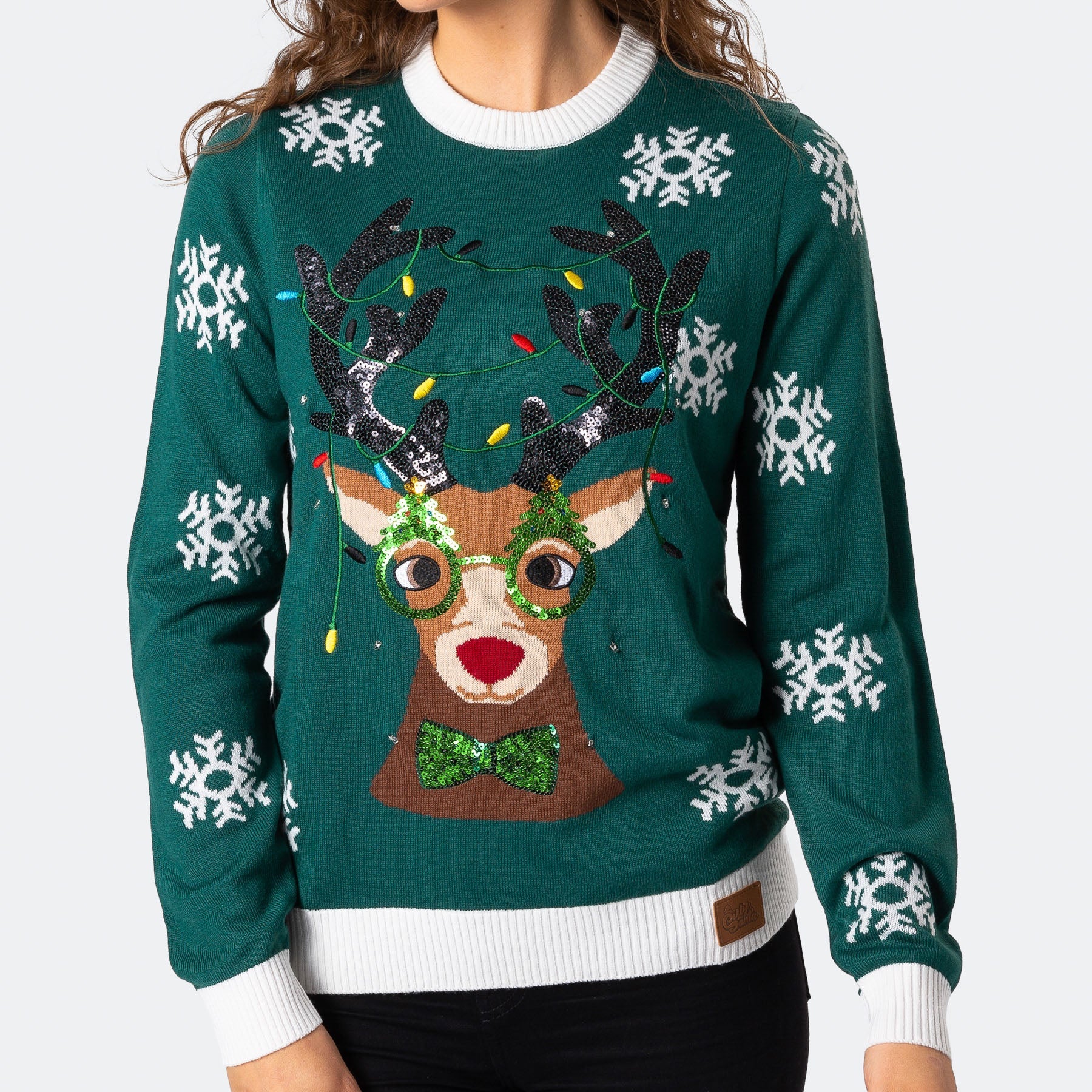Rudolf Weihnachtspullover Damen - Image 6