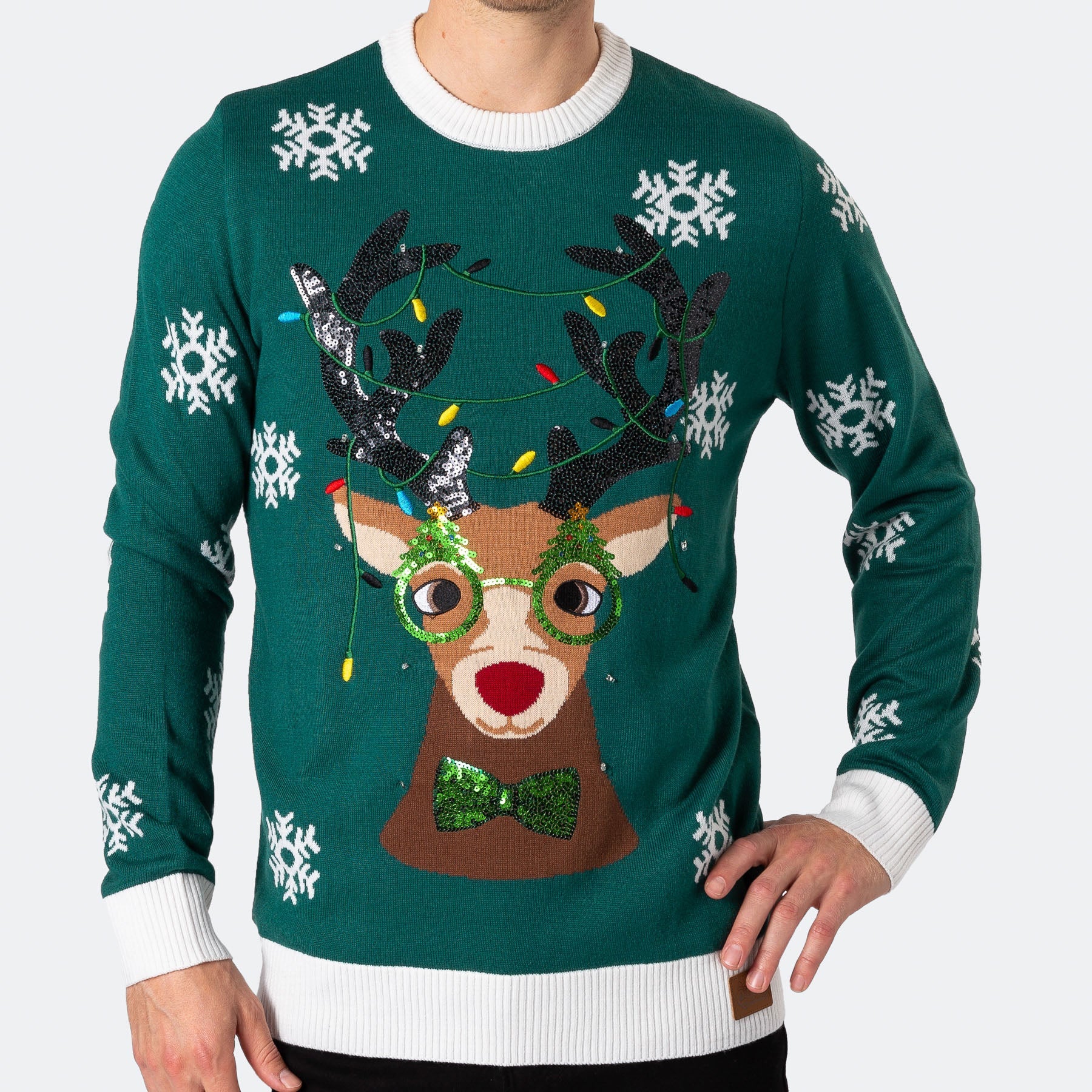 Rudolf Weihnachtspullover Herren - Image 6