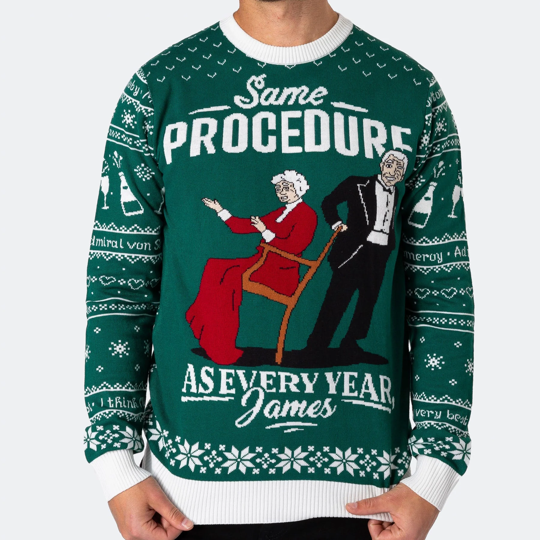 Same Procedure as Every Year Weihnachtspullover Herren - Image 6