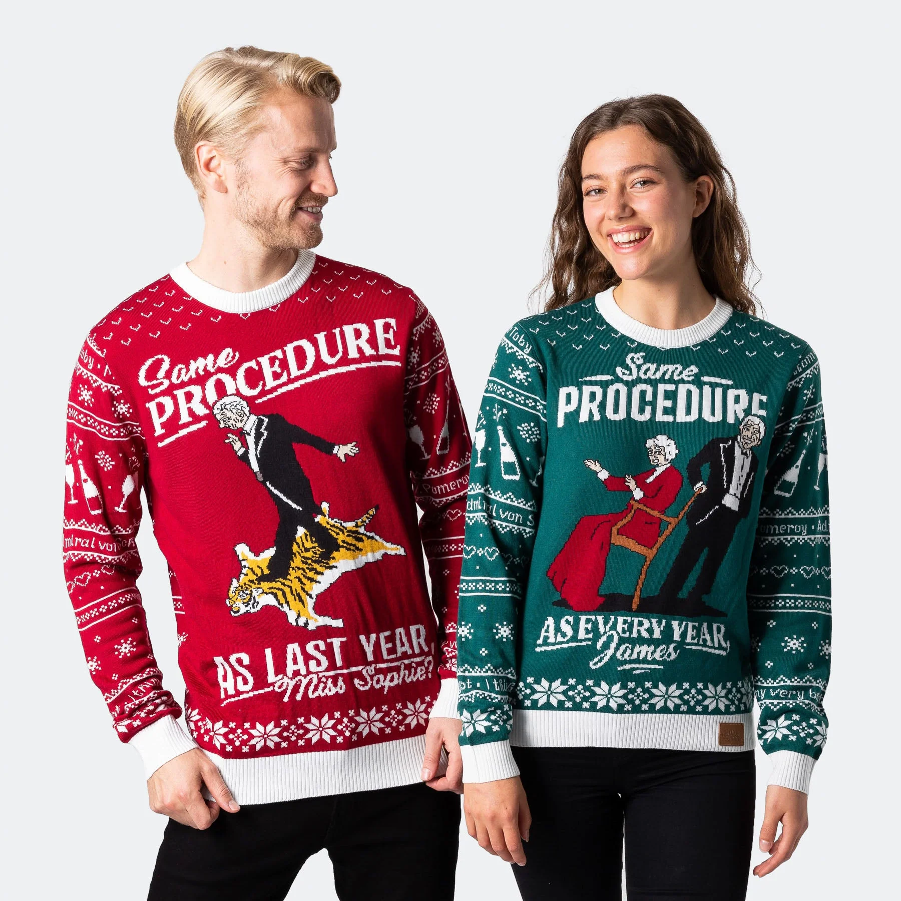Same Procedure As Last Year Weihnachtspullover Herren - Image 3