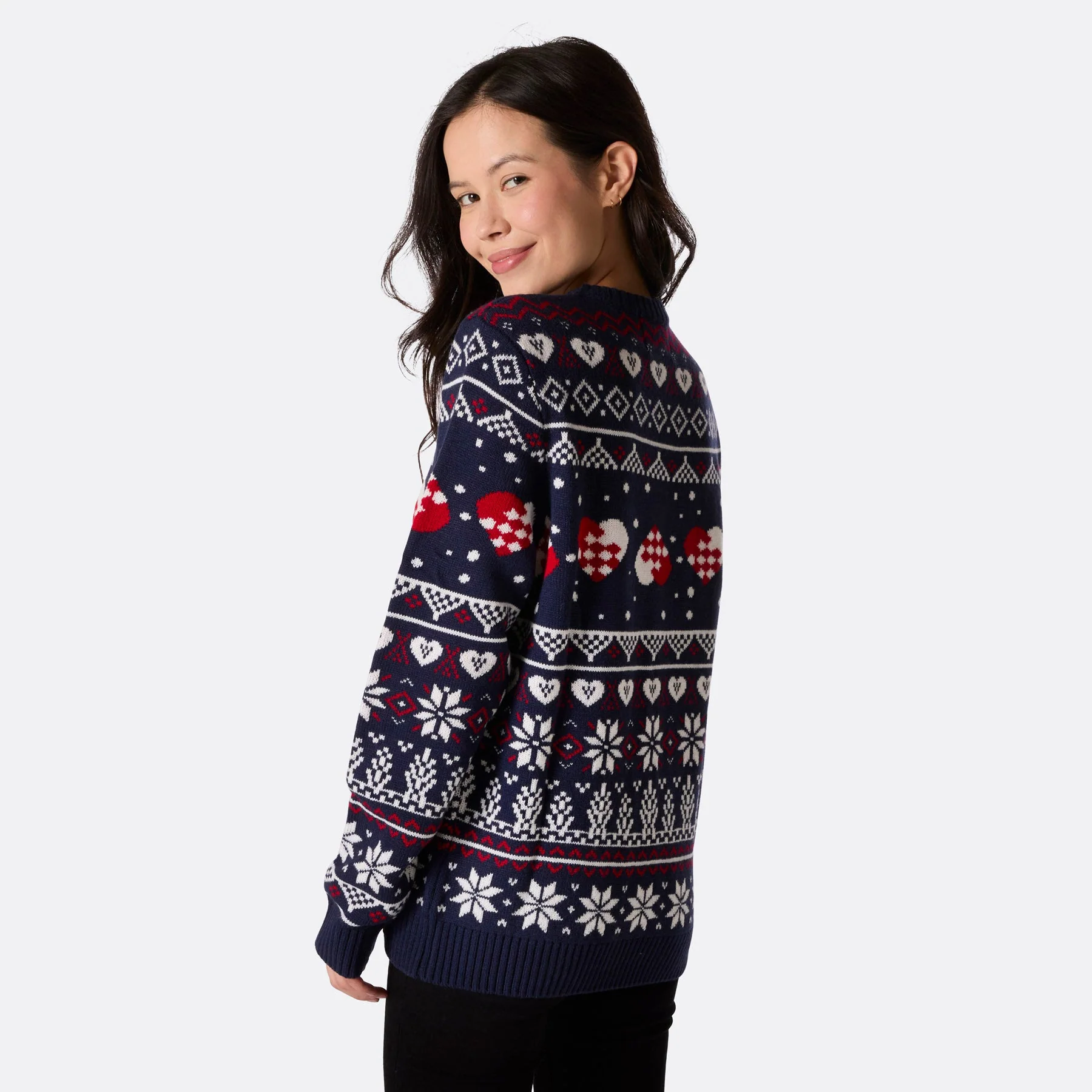 Schneemann Weihnachtspullover Damen - Image 2