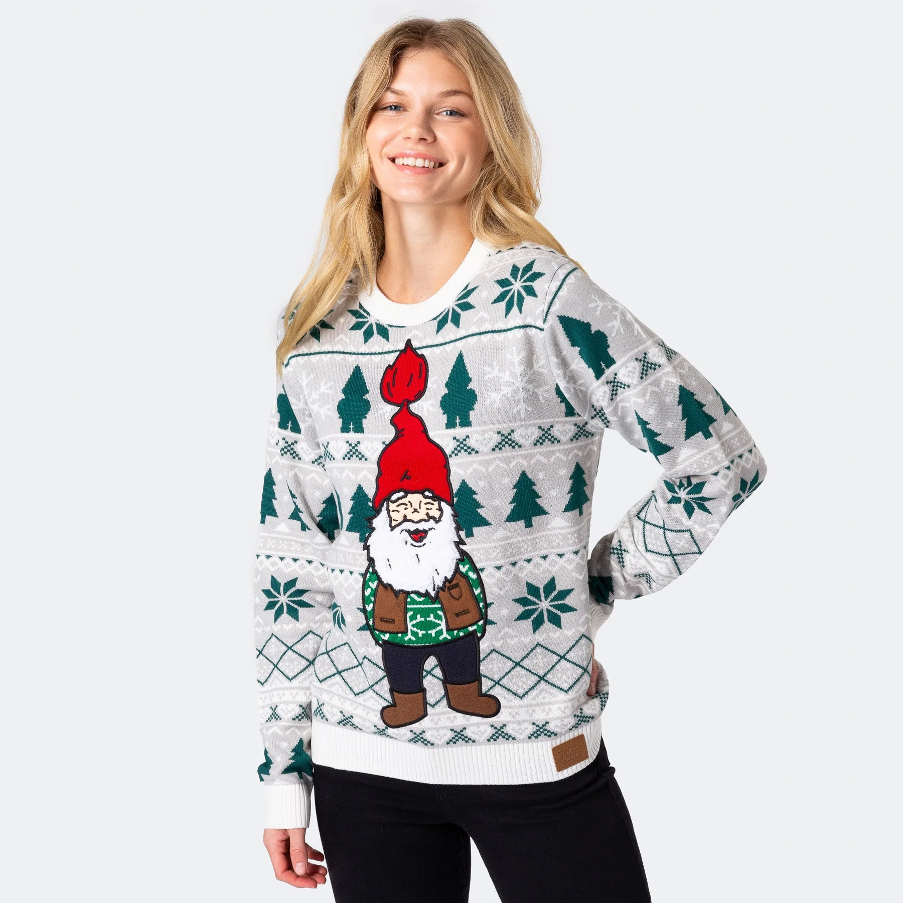 Skandinavischer Nisse Weihnachtspullover Damen - Image 2