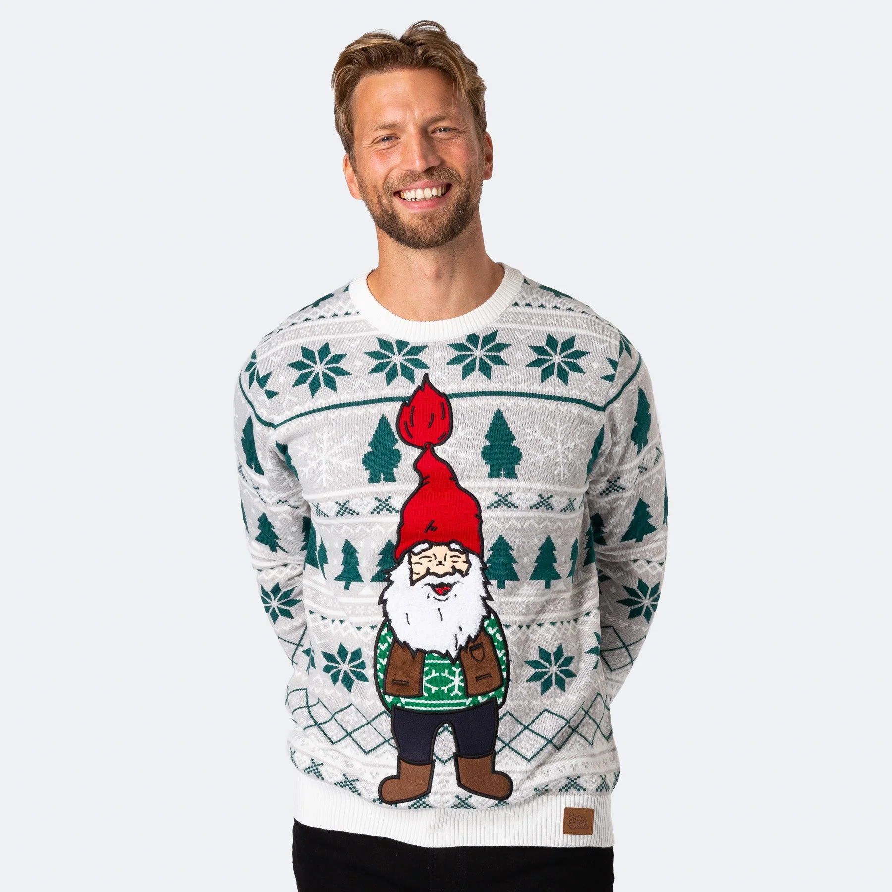 Skandinavischer Nisse Weihnachtspullover Herren - Image 2