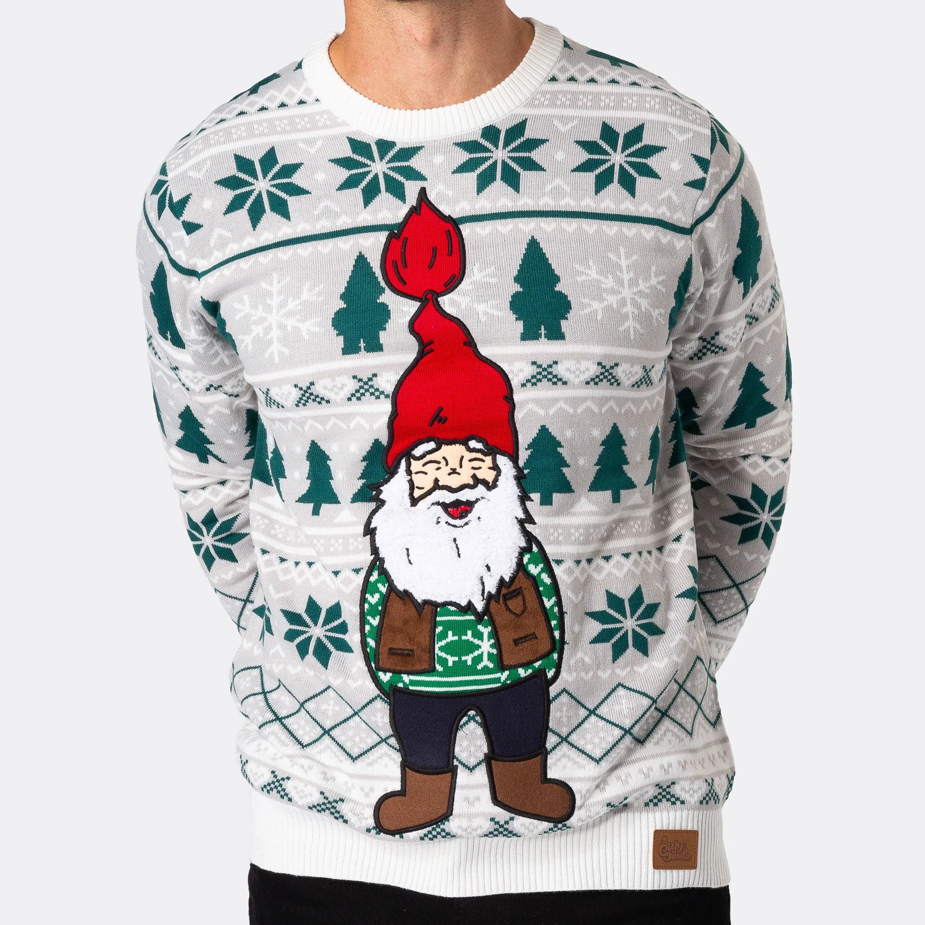 Skandinavischer Nisse Weihnachtspullover Herren - Image 6