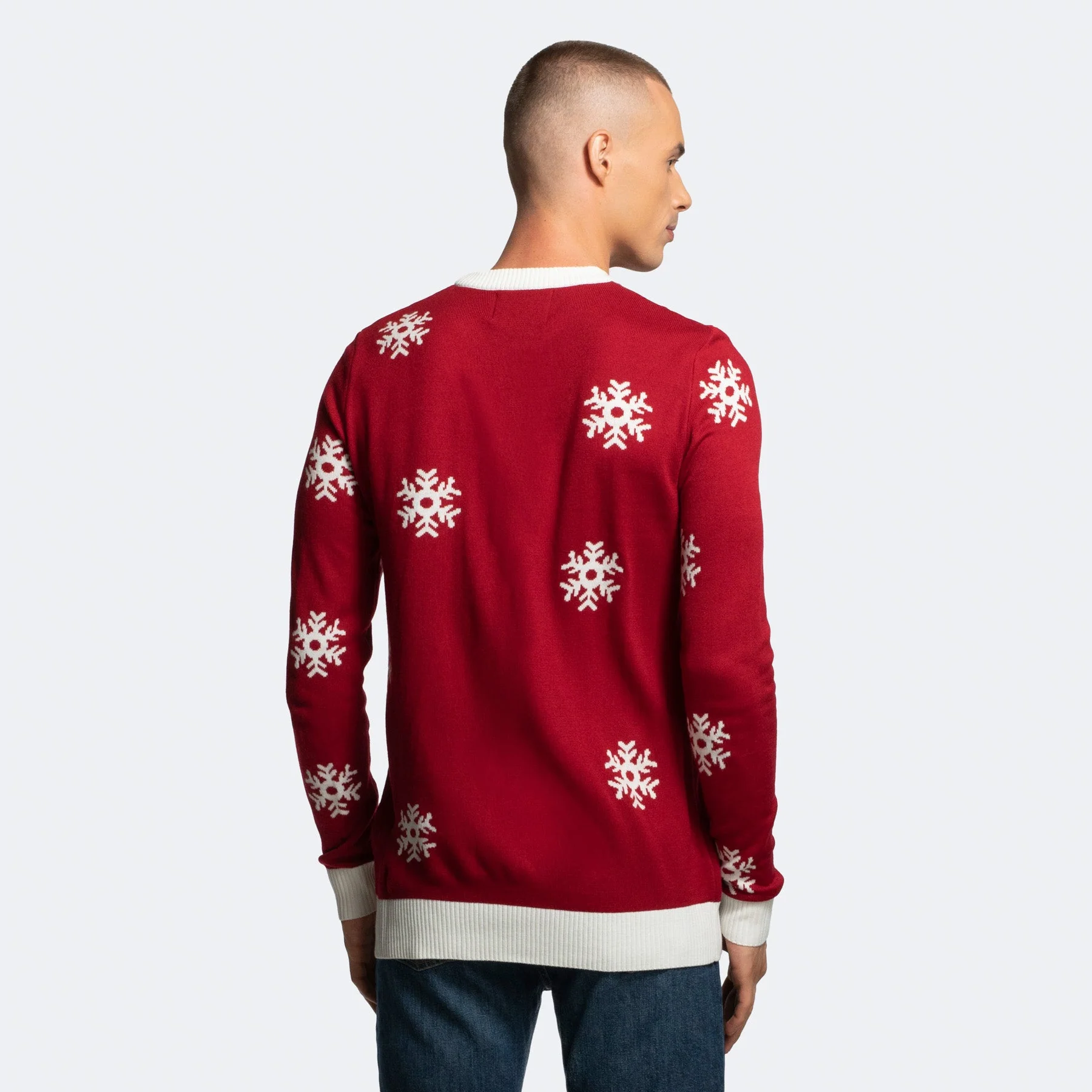 Süßer Rentier Weihnachtspullover Herren - Image 3