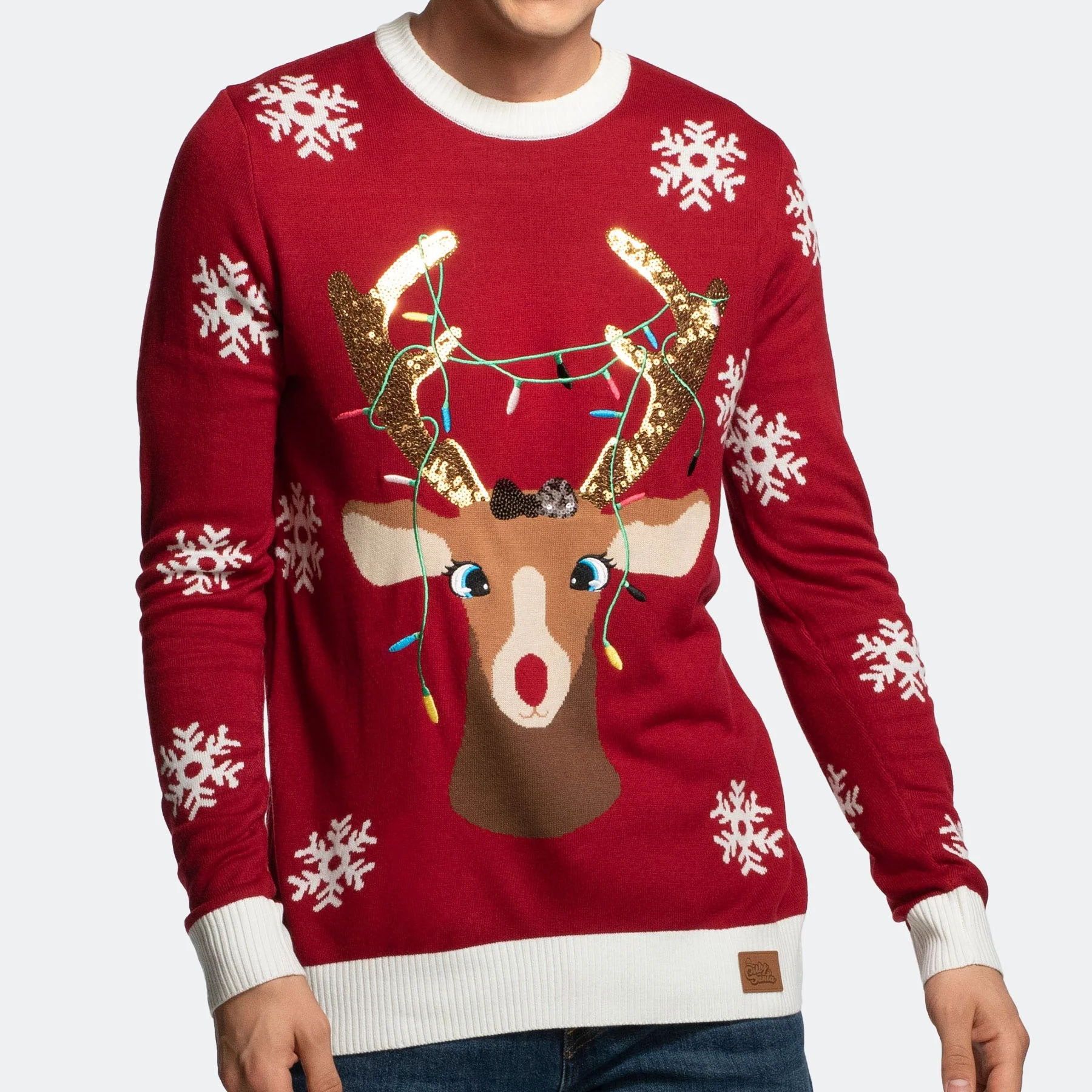 Süßer Rentier Weihnachtspullover Herren - Image 6