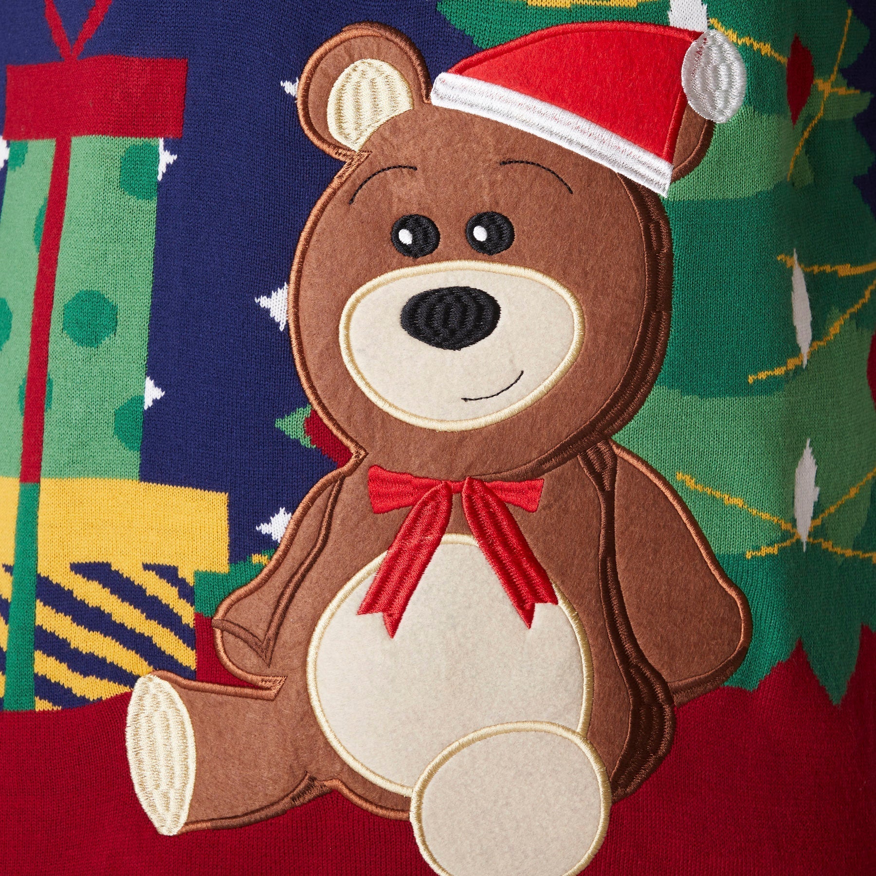 Teddybär Weihnachtspullover Damen - Image 5