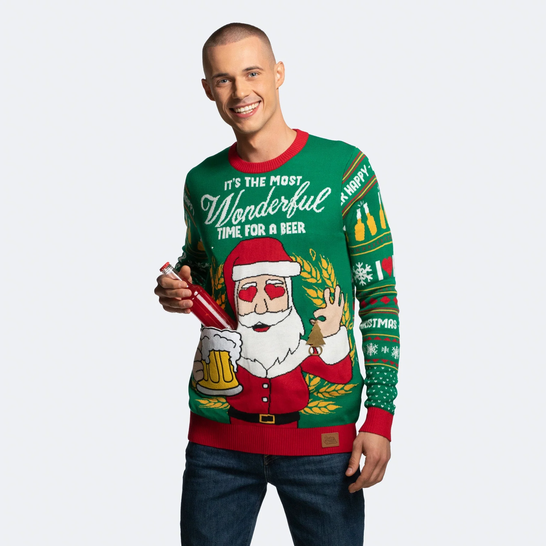 The Most Wonderful Time For A Beer Weihnachtspullover Herren - Image 2