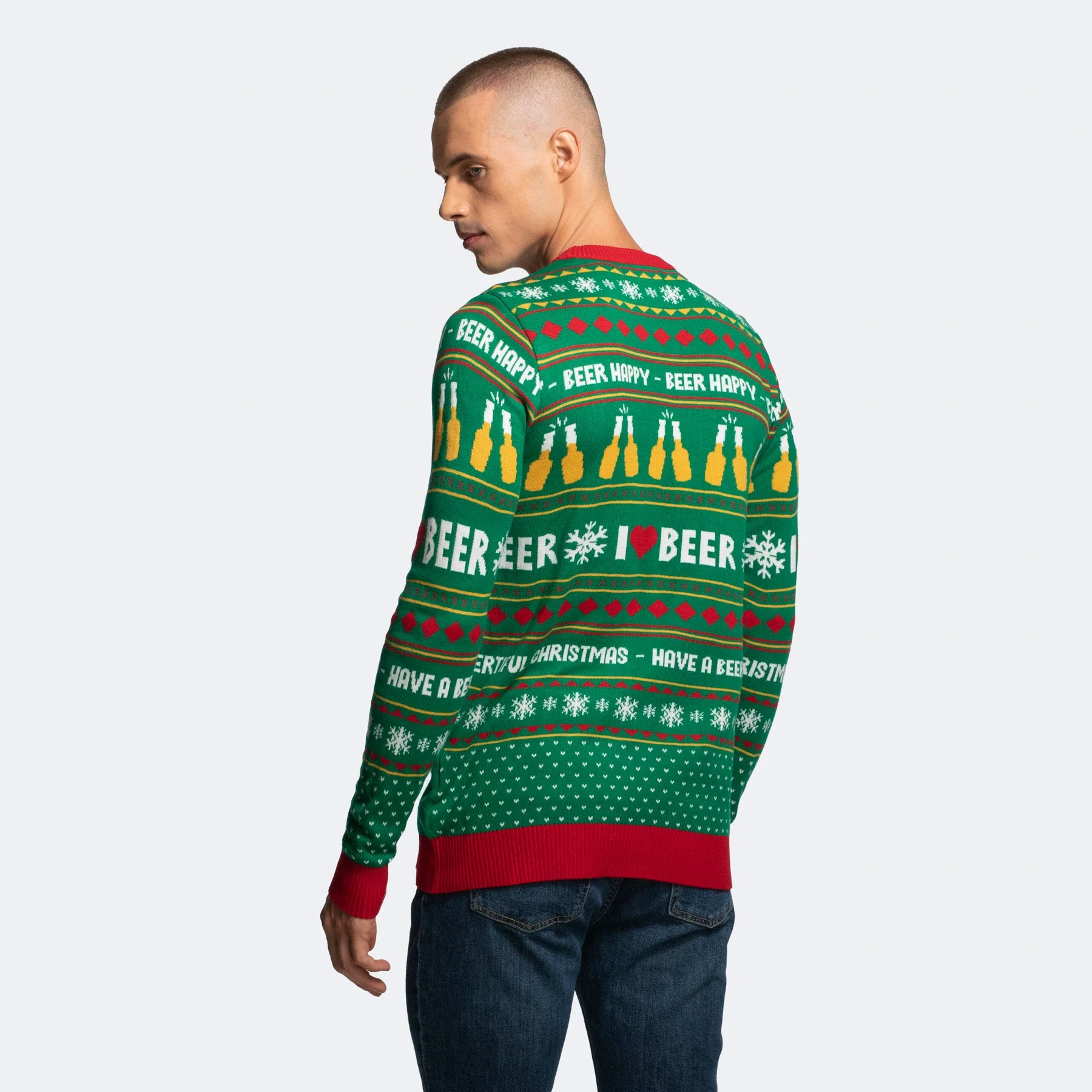 The Most Wonderful Time For A Beer Weihnachtspullover Herren - Image 3
