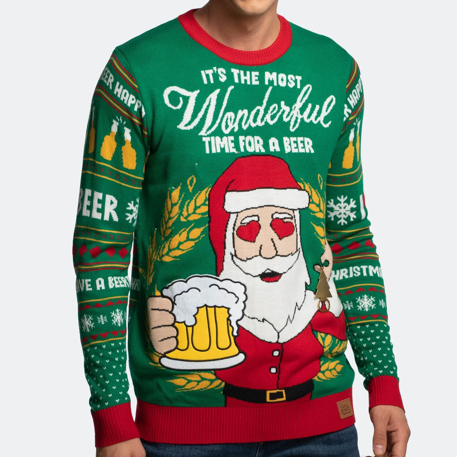 The Most Wonderful Time For A Beer Weihnachtspullover Herren - Image 6