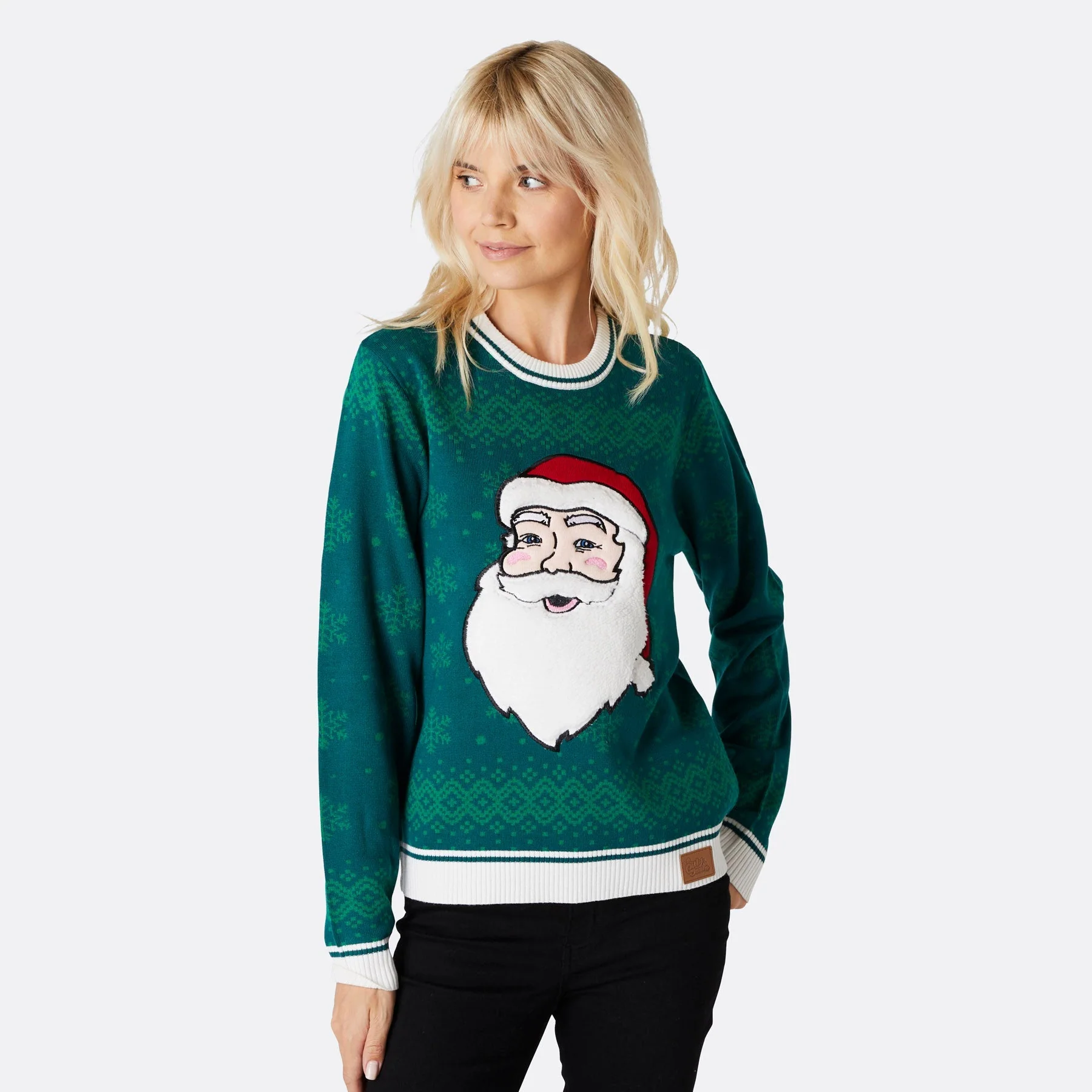 Weihnachtsmann Weihnachtspullover Damen - Image 2