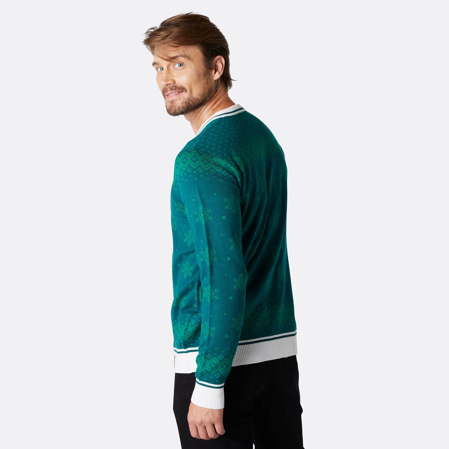 Weihnachtsmann Weihnachtspullover Herren - Image 3