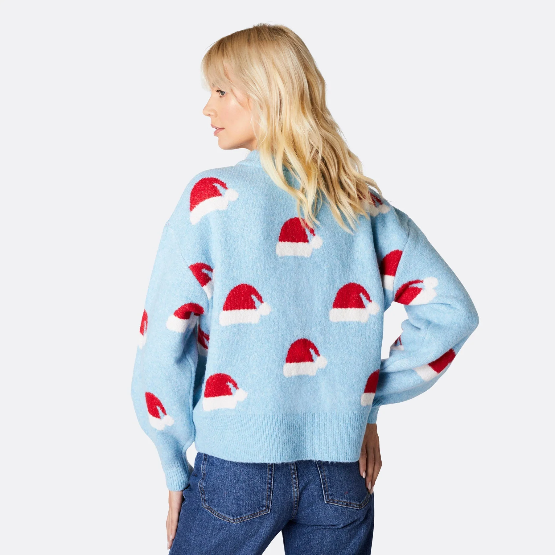 Weihnachtsmütze Oversized Weihnachtspullover Damen - Image 4